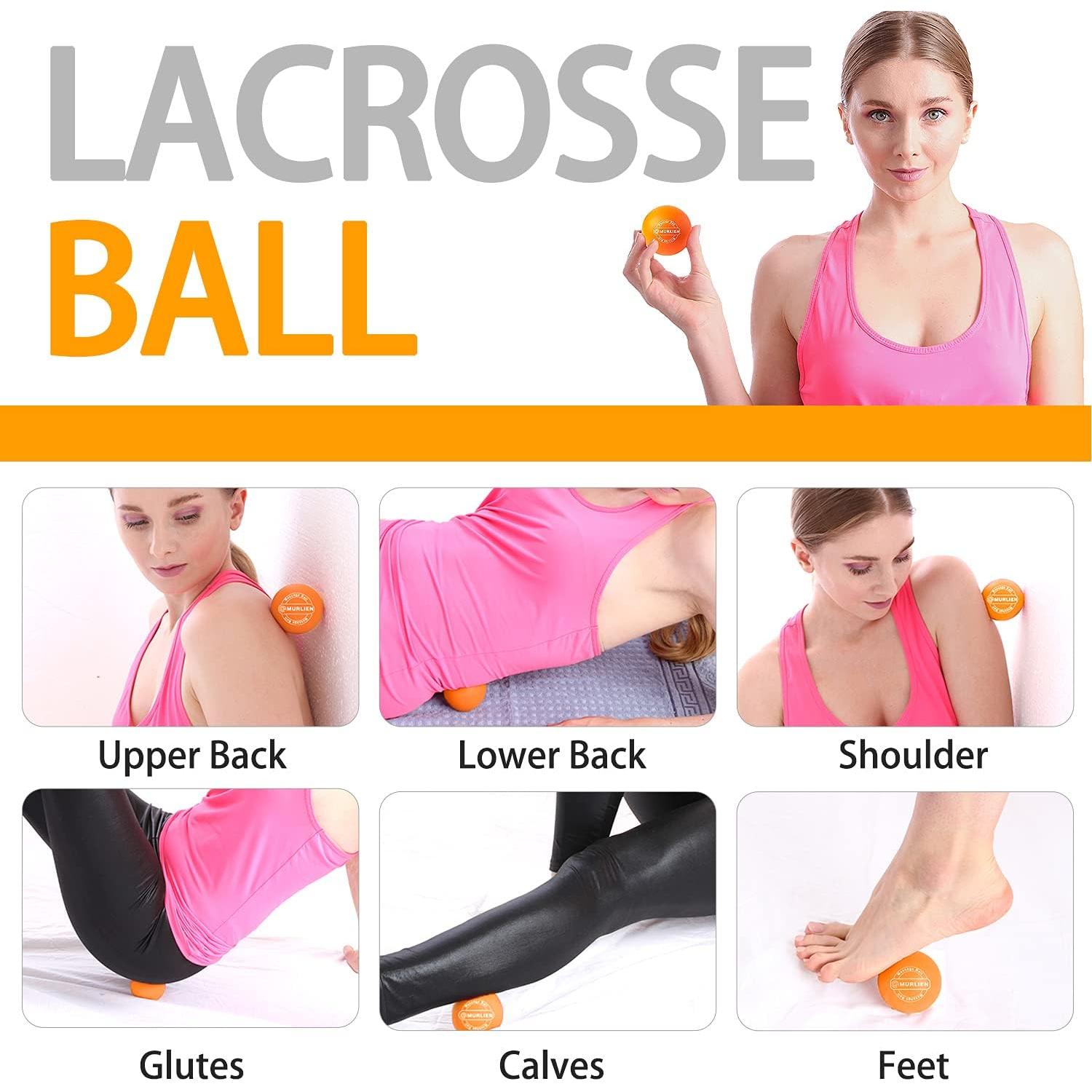 Juego de Pelotas de Masaje MURLIEN - Alivio Muscular Naranja