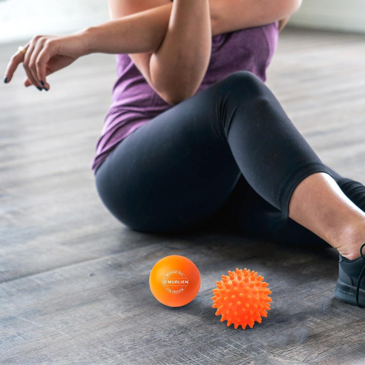 Juego de Pelotas de Masaje MURLIEN - Alivio Muscular Naranja