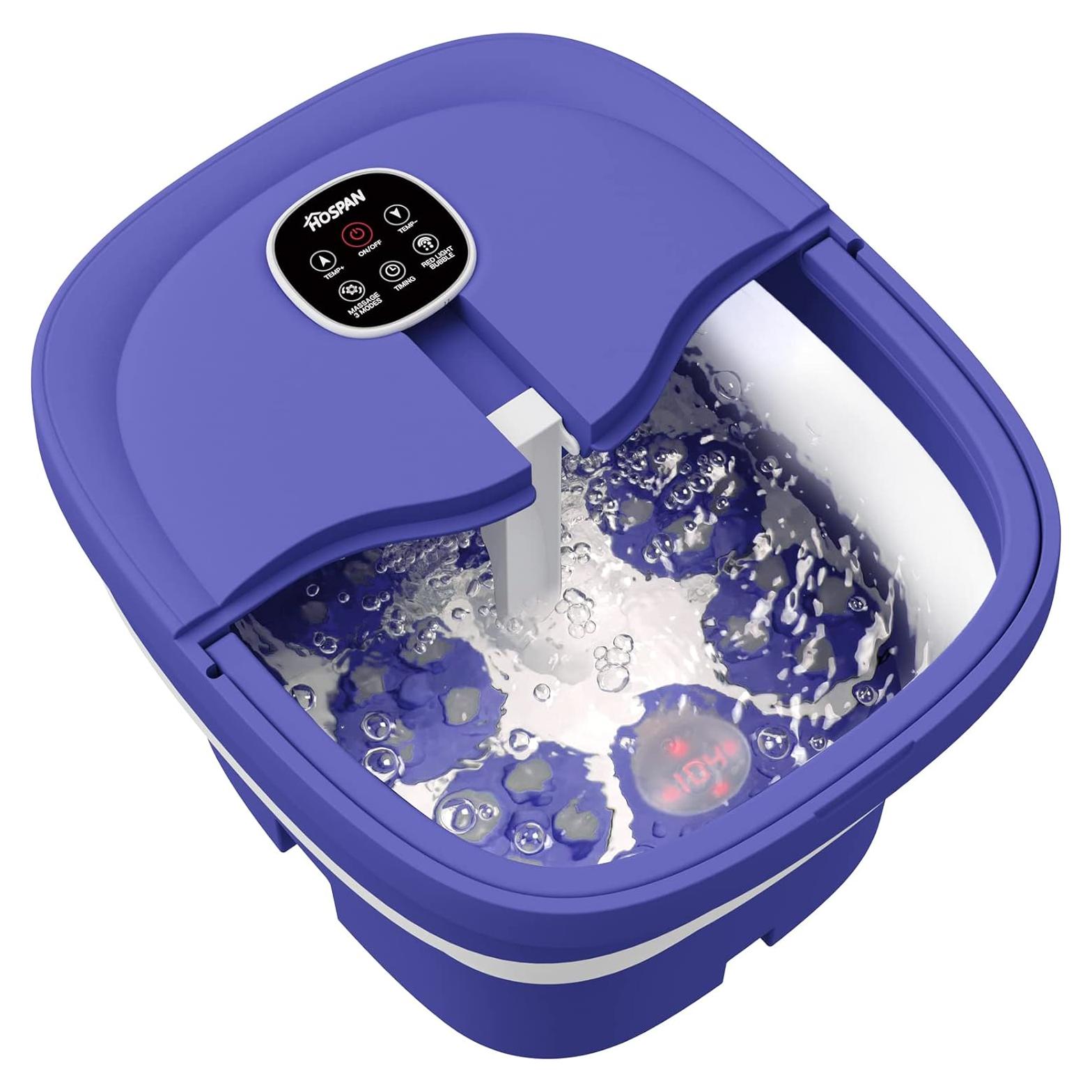 Bañera de pies colapsable HOSPAN FS02A con masaje y calor