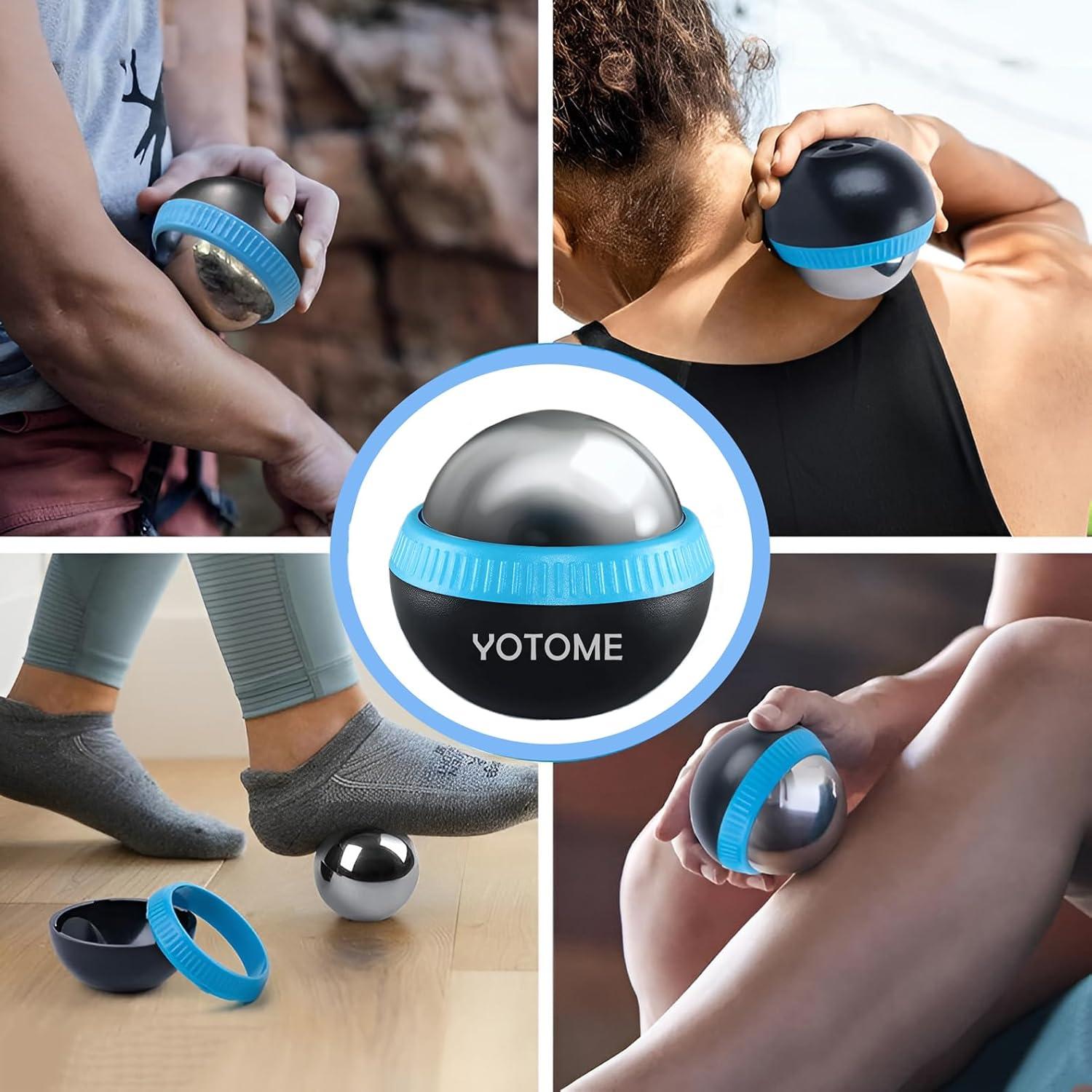 Bola de Masaje Fría y Caliente YOTOME BQ-2 para Alivio Muscular