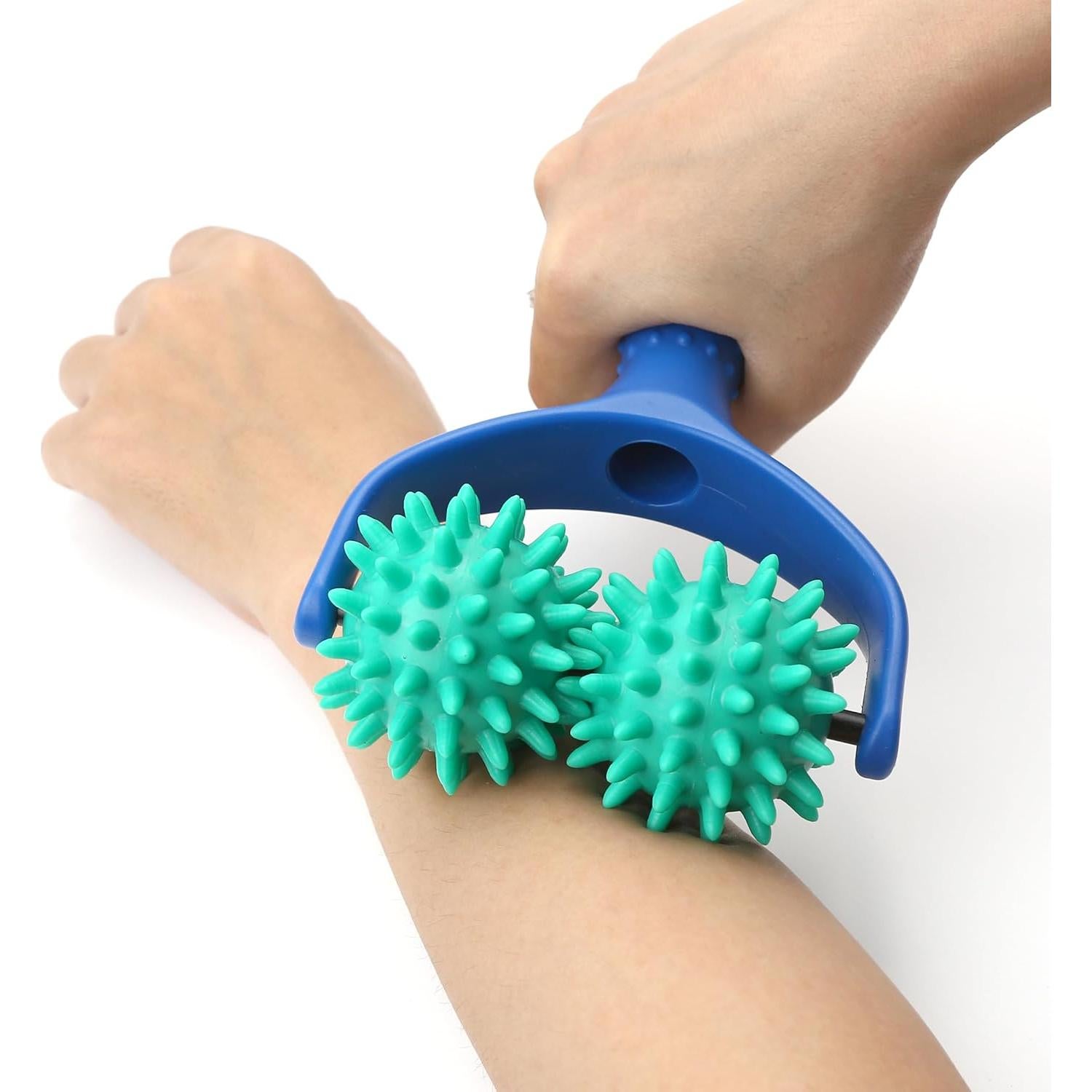 2 Rodillos de Masaje Espinosos Marsrut - Alivio Muscular Compacto