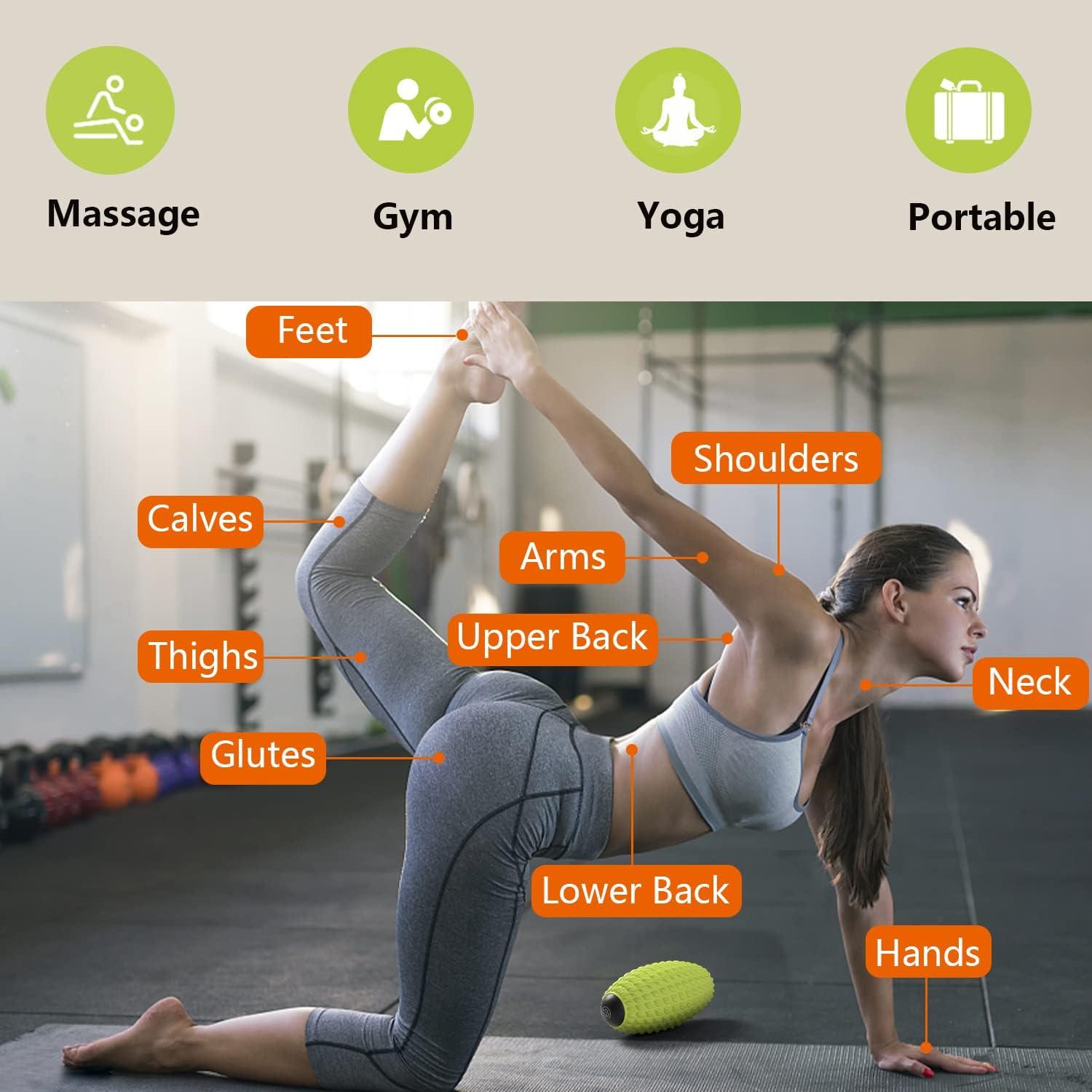 Rodillo de Masaje MURLIEN para Tejido Profundo 17.4cm Verde