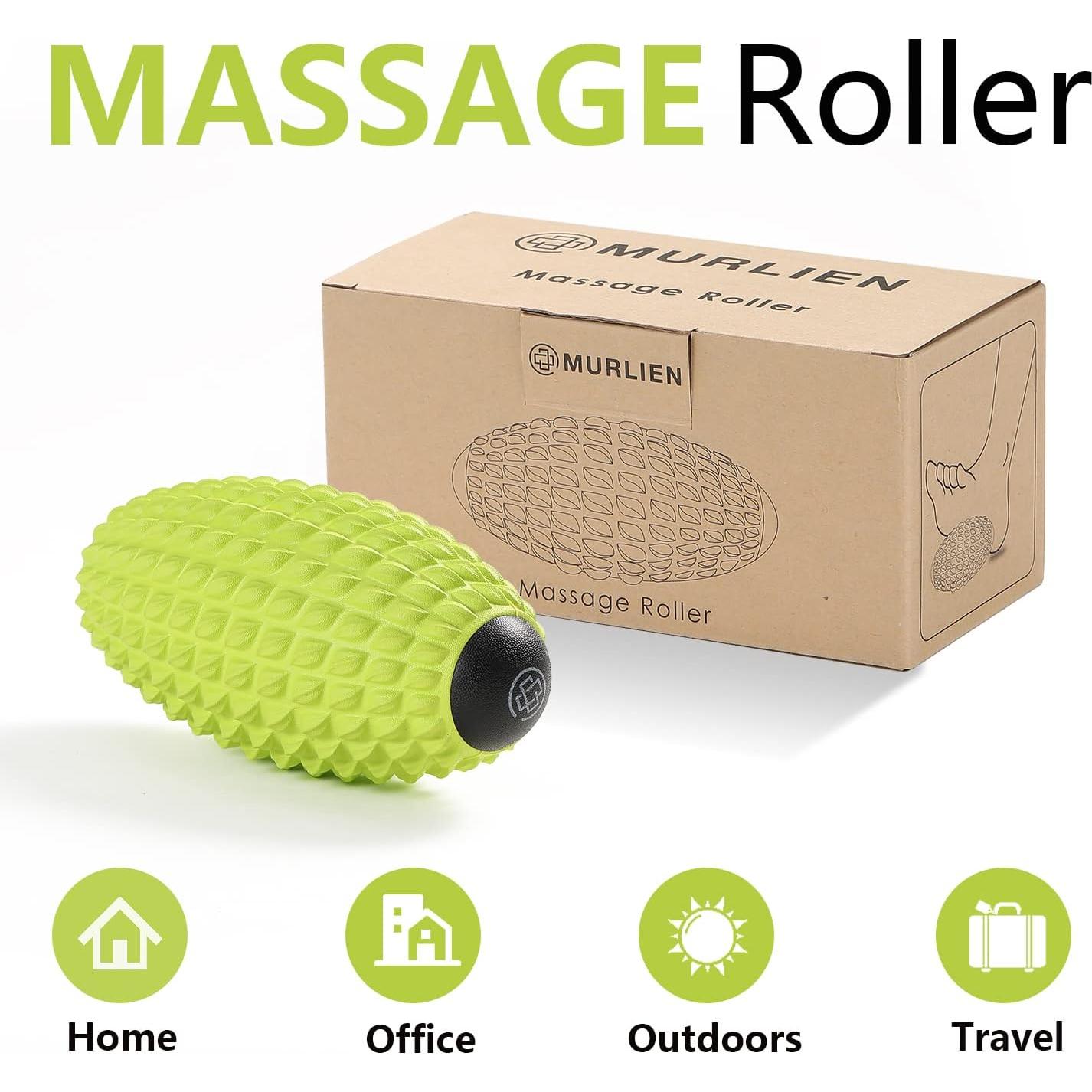 Rodillo de Masaje MURLIEN para Tejido Profundo 17.4cm Verde