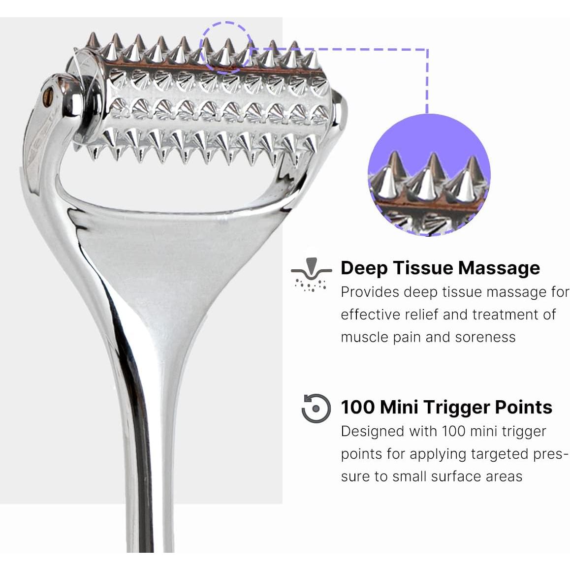 Rodillo de Masaje QooWo qw9001 para Alivio Muscular 13.4cm