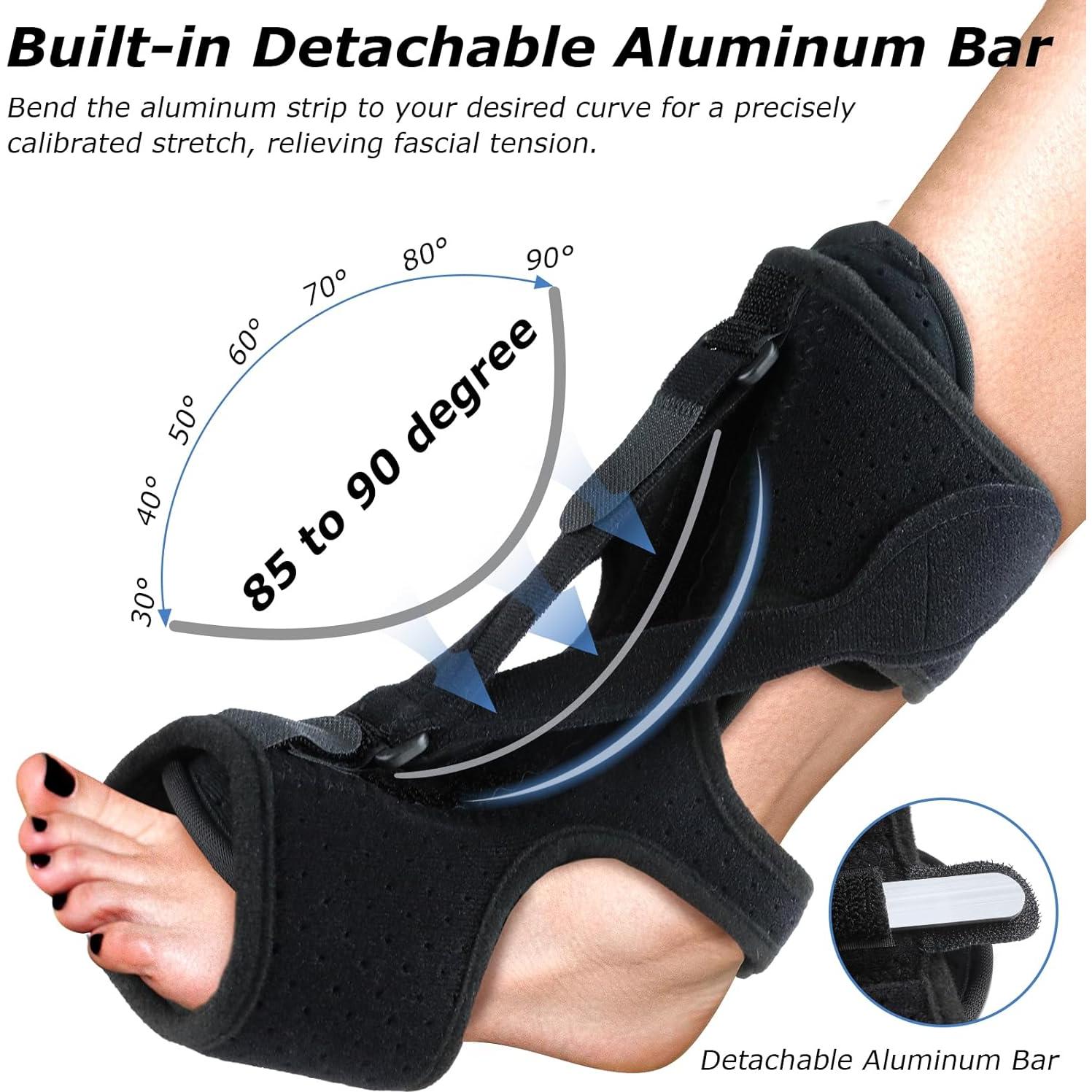 Férula Nocturna MOCCOOL para Fascitis Plantar con Pelota de Masaje