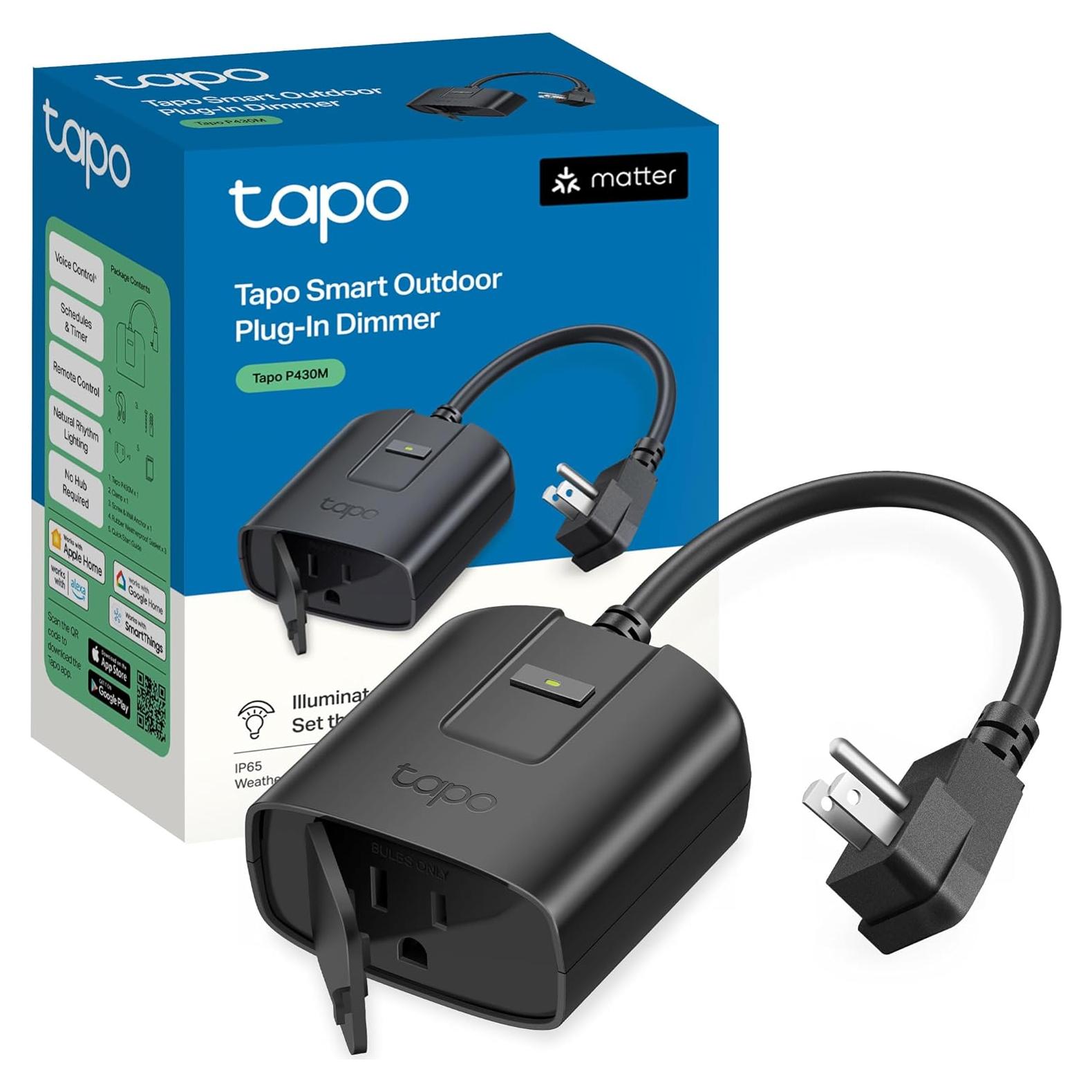 Enchufe Dimmer Inteligente Tapo P430M IP65 Control App