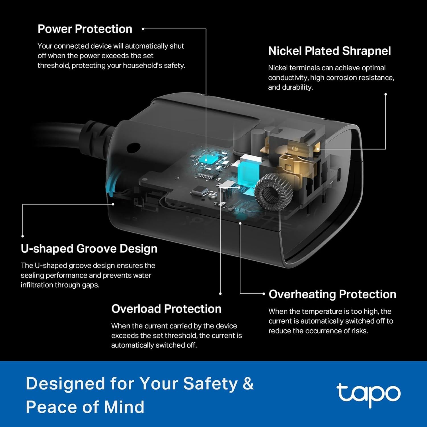 Enchufe Dimmer Inteligente Tapo P430M IP65 Control App