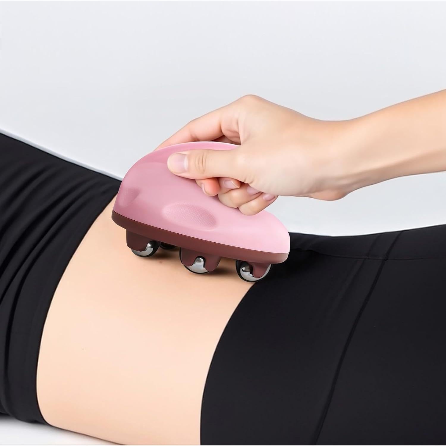 Rodillo de Masaje Linfático Rosa iunxkmi - Drenaje y Celulitis