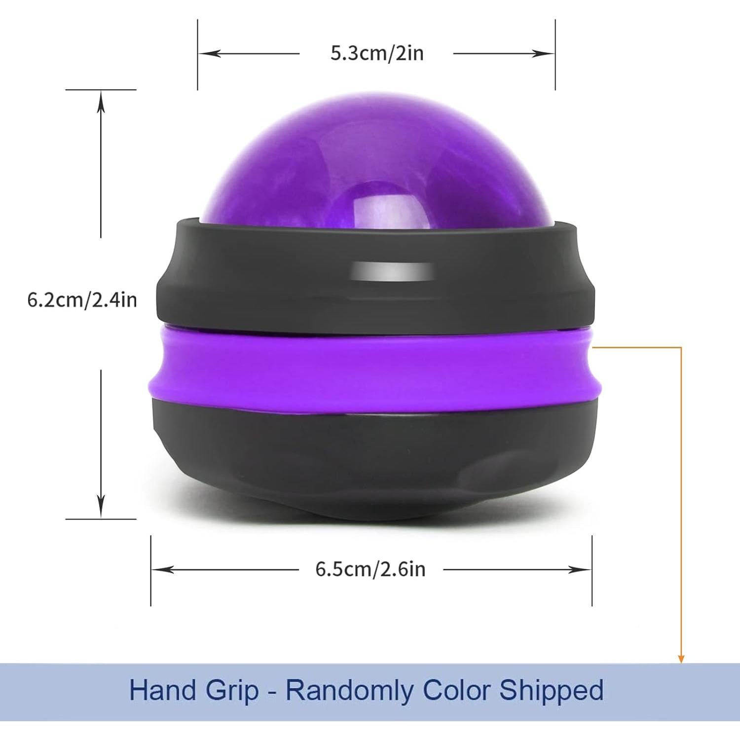 Bola de Masaje Coolrunner Púrpura 7.1cm - Relajación y Alivio