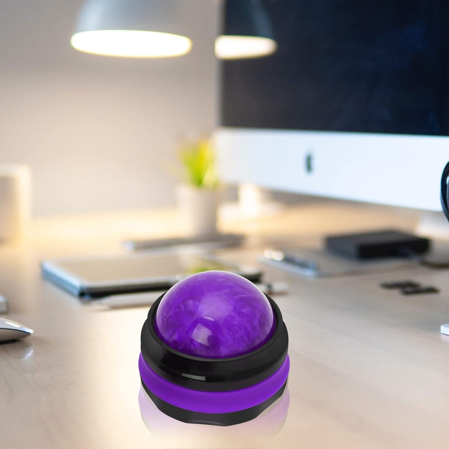 Bola de Masaje Coolrunner Púrpura 7.1cm - Relajación y Alivio