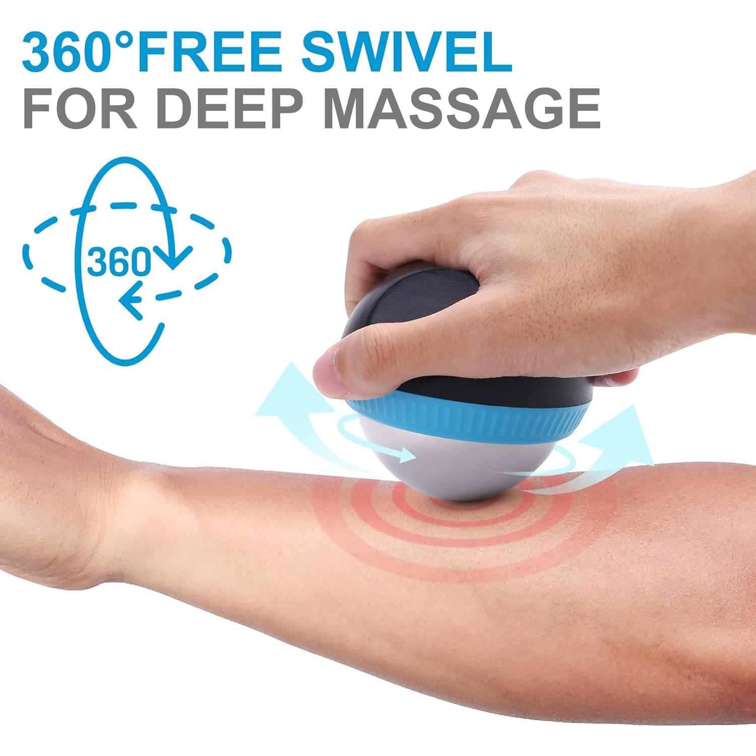 Rodillo de Masaje Frío LotFancy 2 en 1 para Alivio Muscular