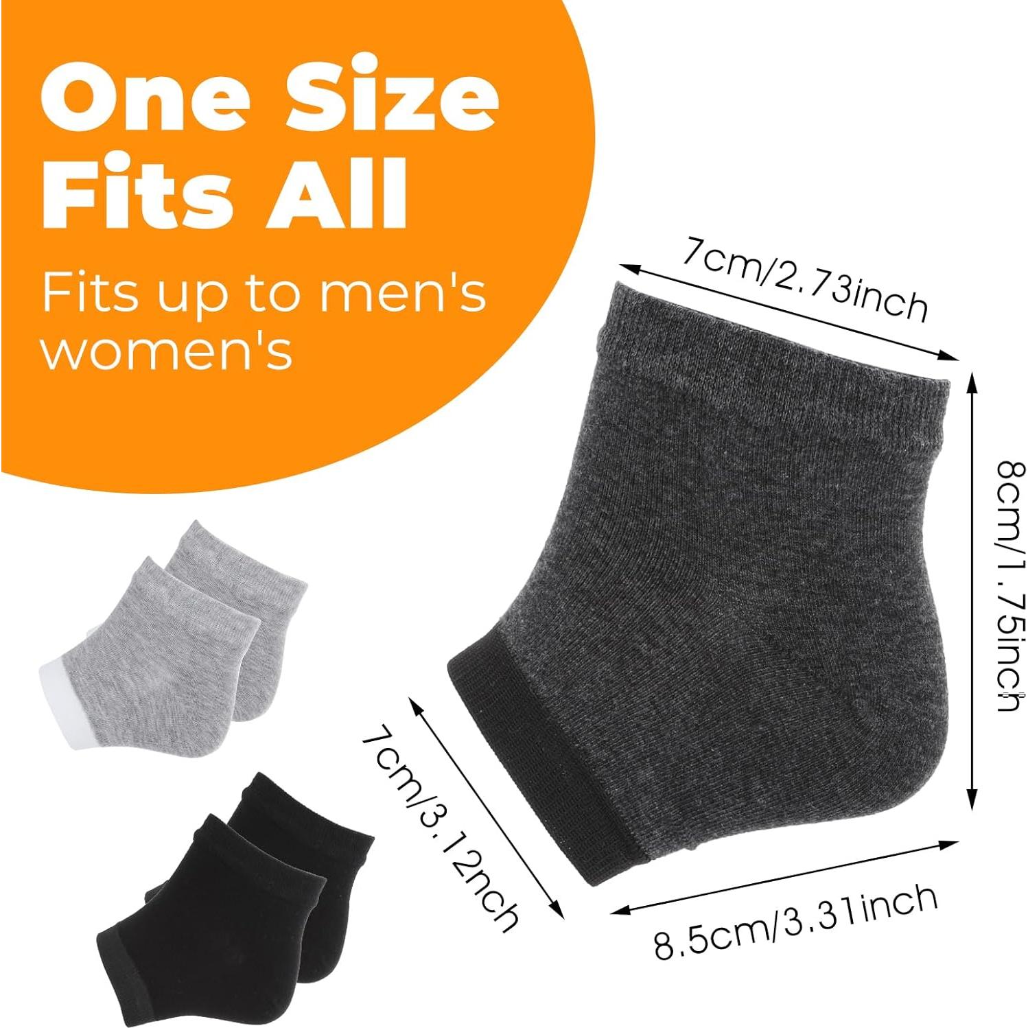 3 Pares de Calcetines Hidratantes Gjinxi para Talones Agrietados