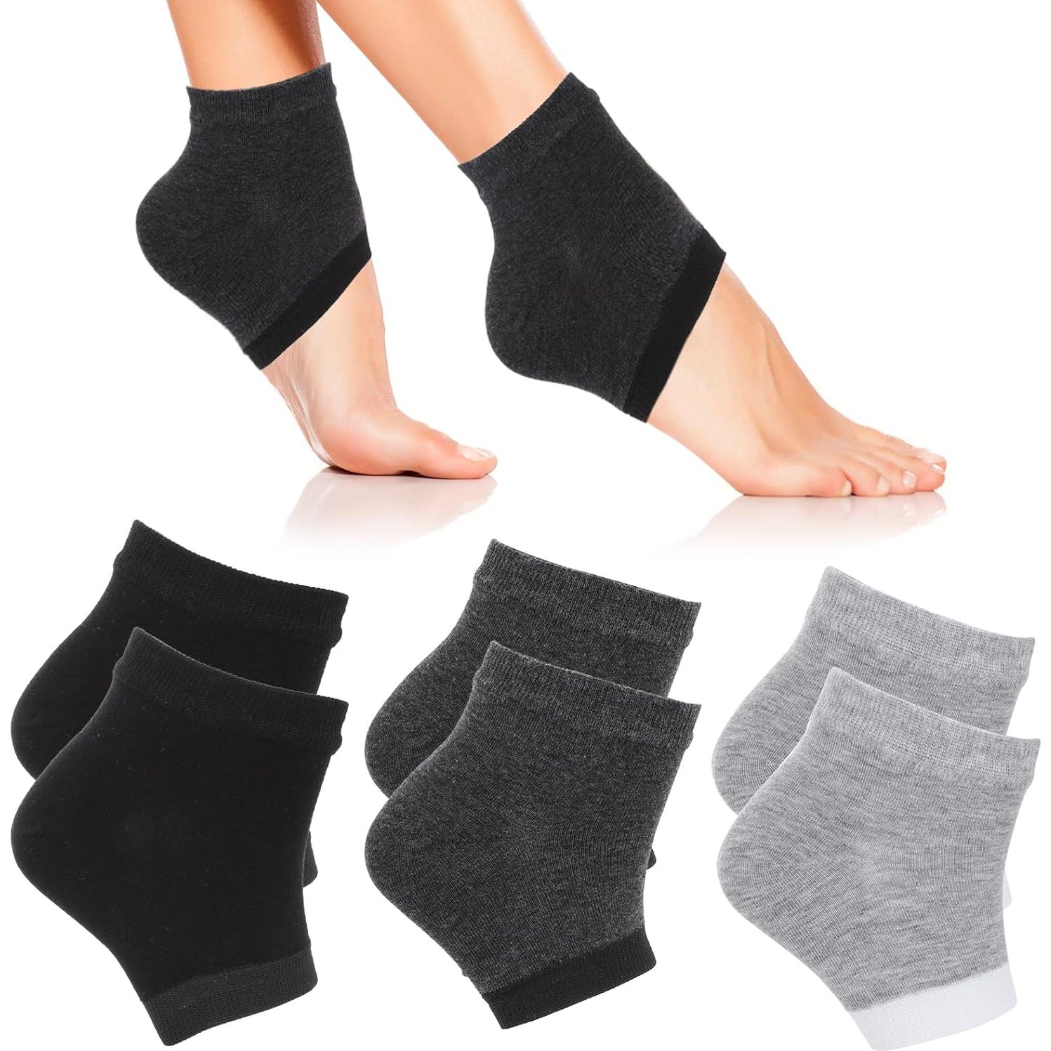 3 Pares de Calcetines Hidratantes Gjinxi para Talones Agrietados