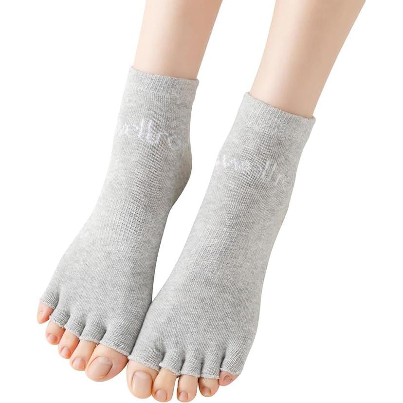 Calcetines de Yoga Sin Dedos Wellrox Unisex Antideslizantes
