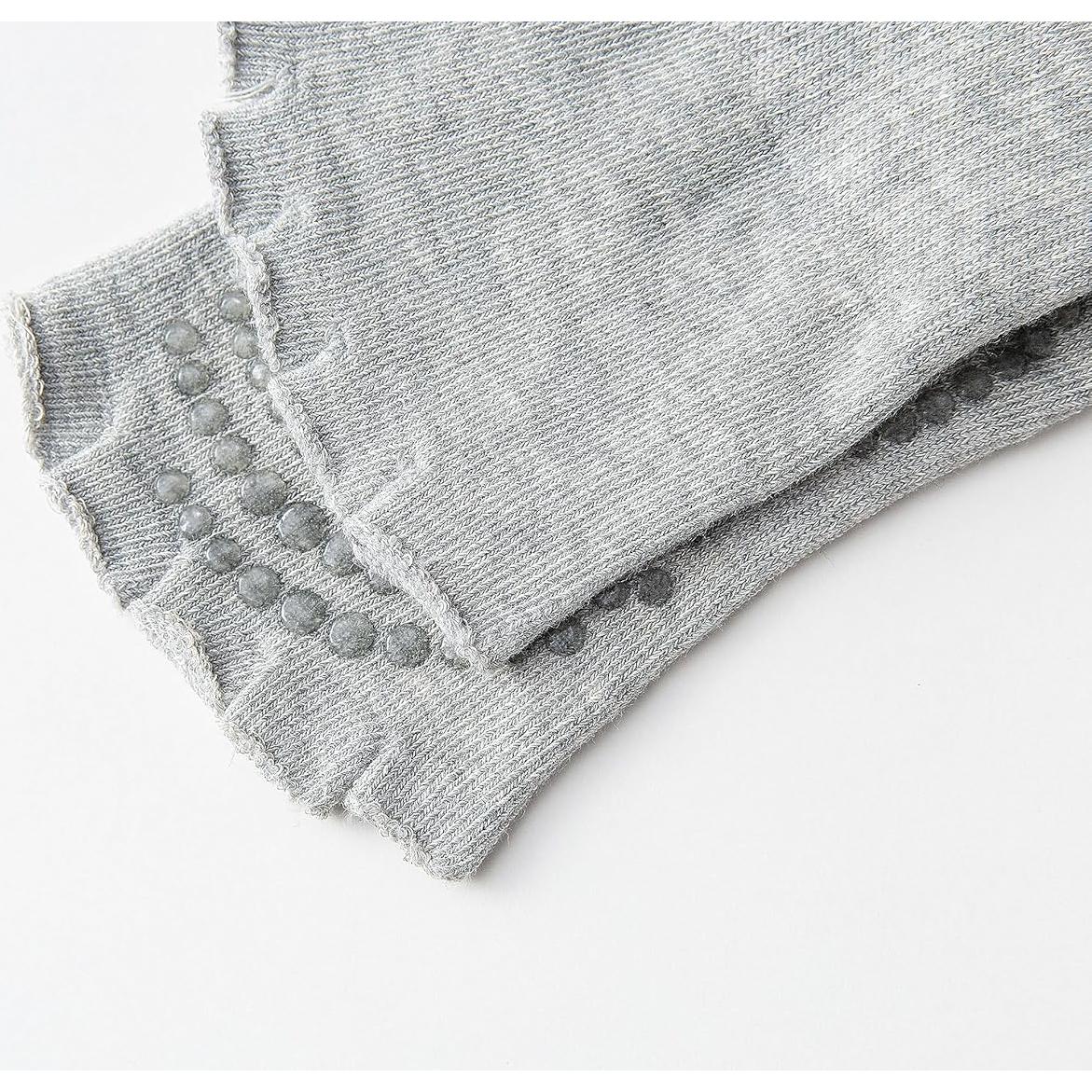 Calcetines de Yoga Sin Dedos Wellrox Unisex Antideslizantes