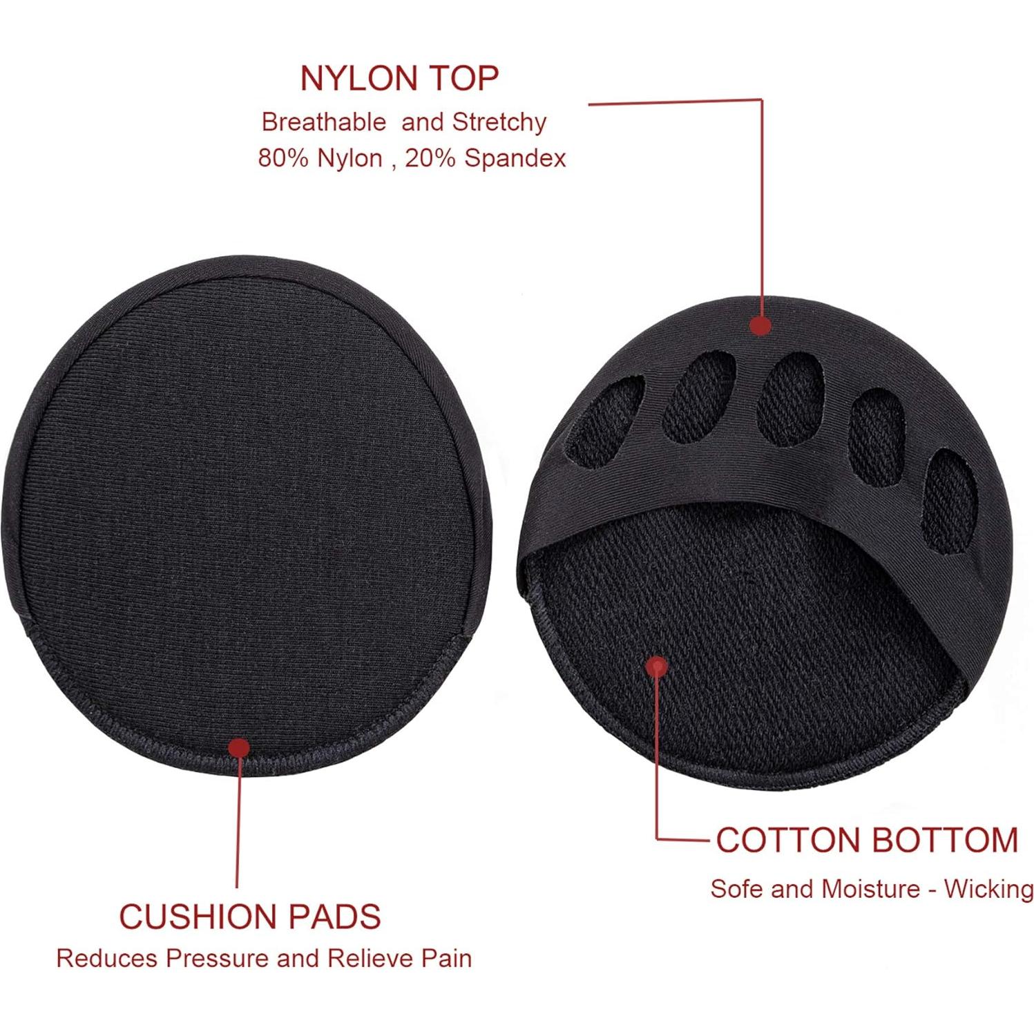 Calcetines sin dedos Relaxife para mujeres con cojín - 2 pares