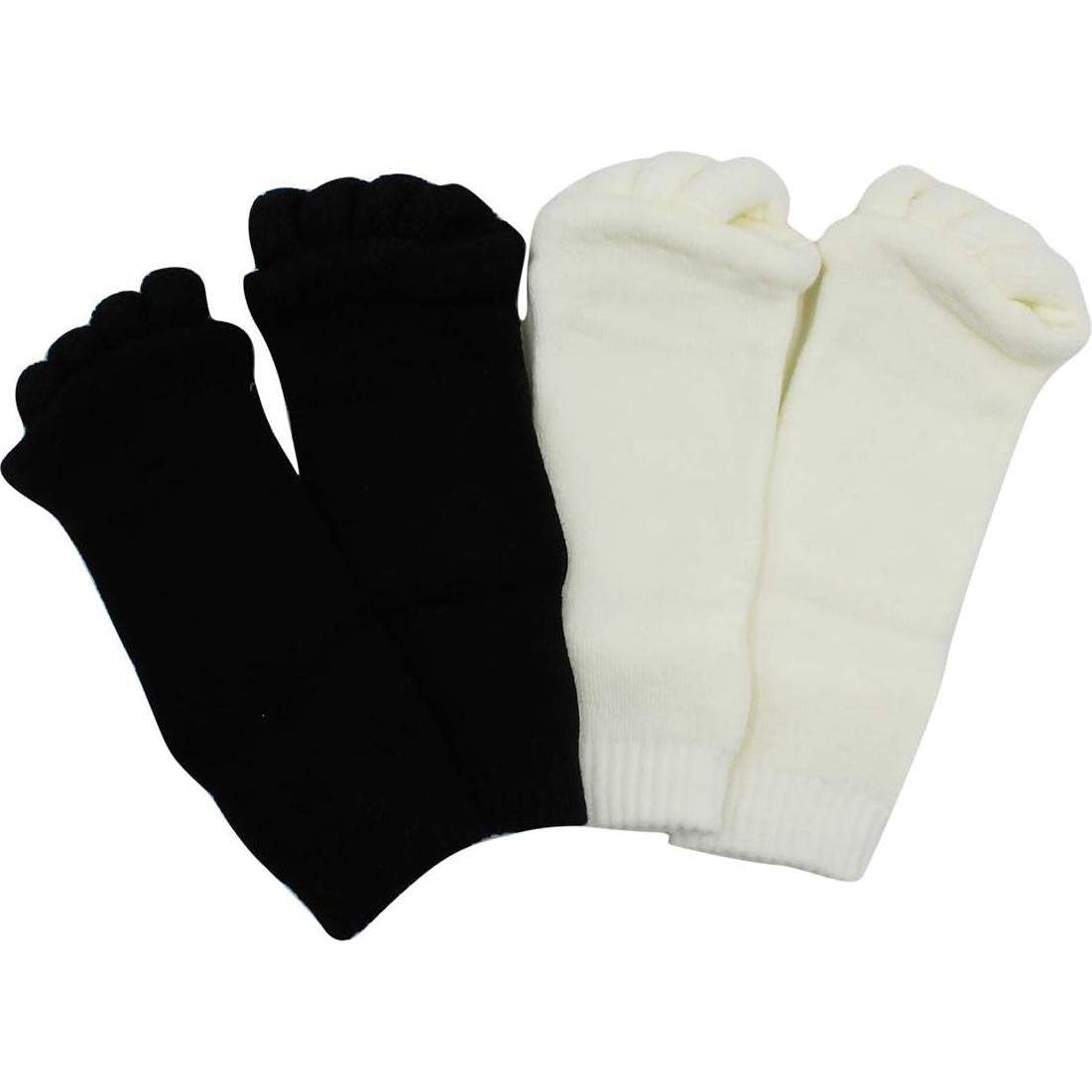 AIBEARTY 3 Pares Calcetines Separadores de Dedos para Yoga y Deporte