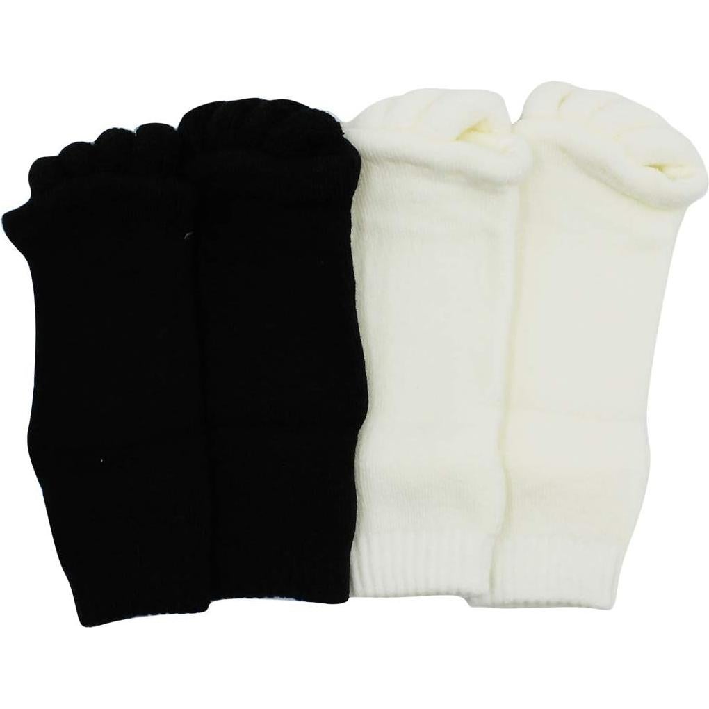 AIBEARTY 3 Pares Calcetines Separadores de Dedos para Yoga y Deporte