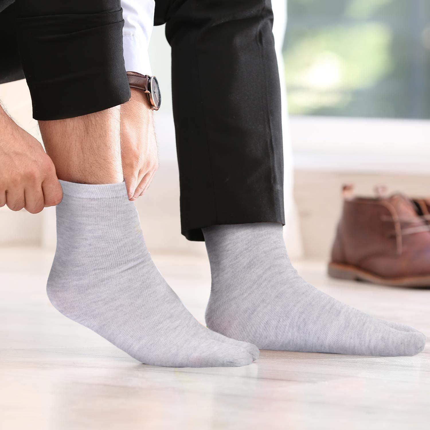 Geyoga 6 Pares Calcetines Tabi Punta Dividida Unisex