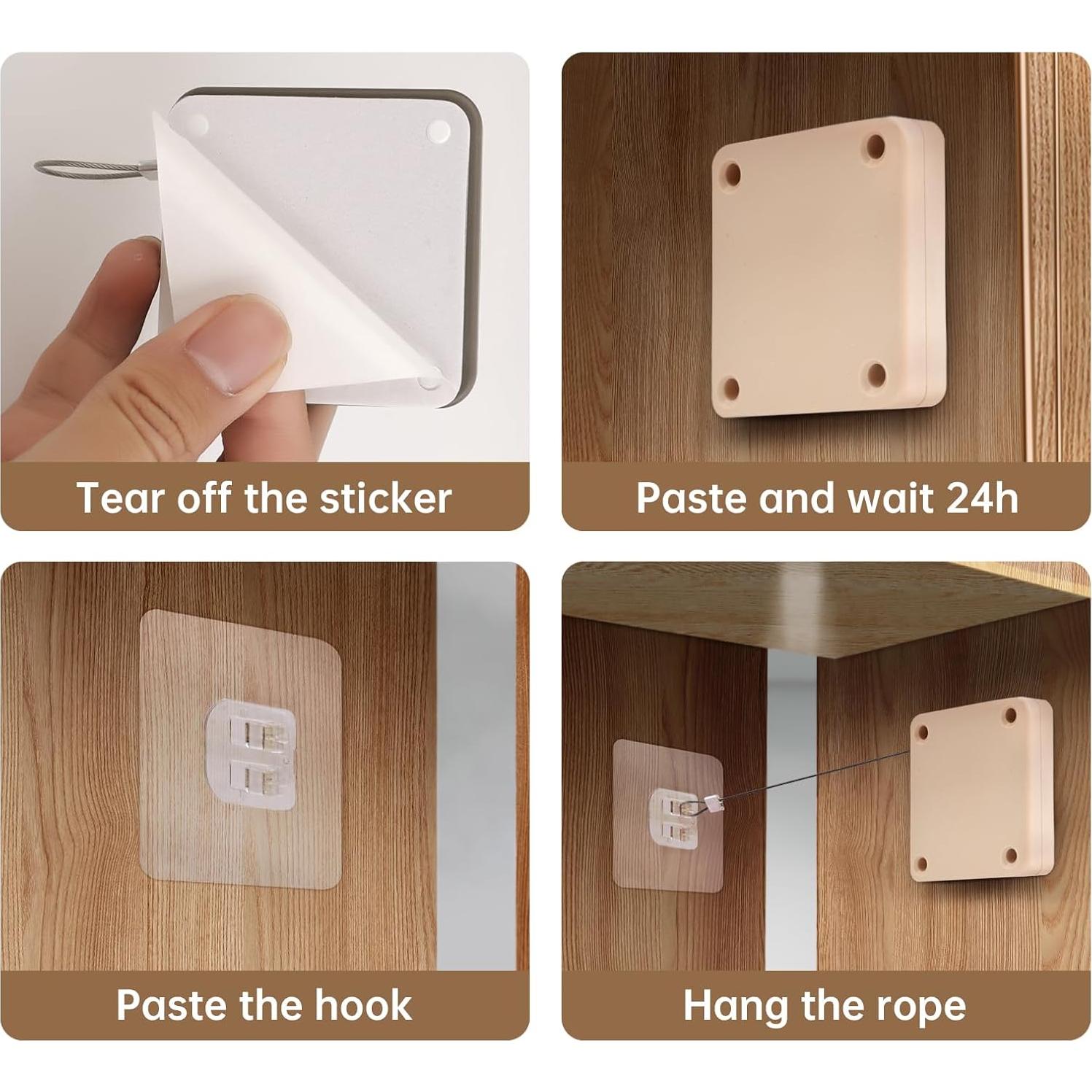 Cierre Automático de Puerta SHIMIDO 1000g Mejorado 2 Piezas