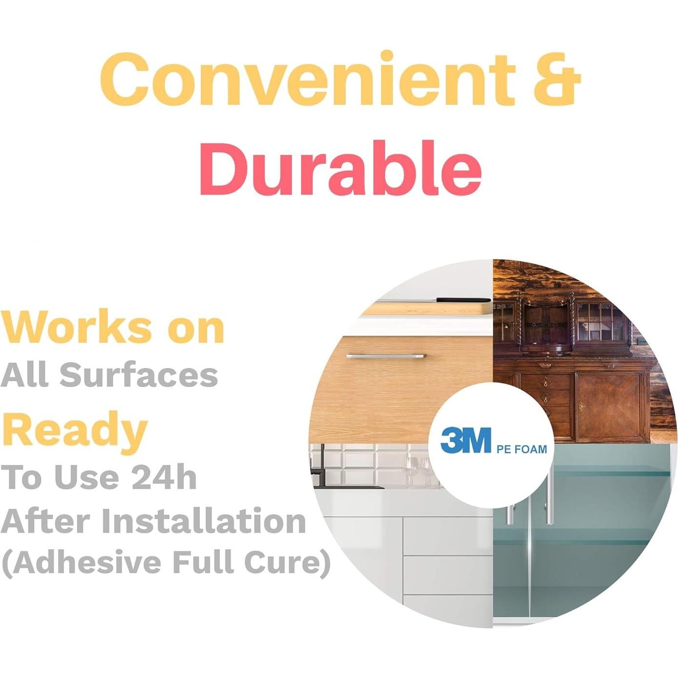 Cerraduras de Gabinete Inaya para Niños - 8 Paquete