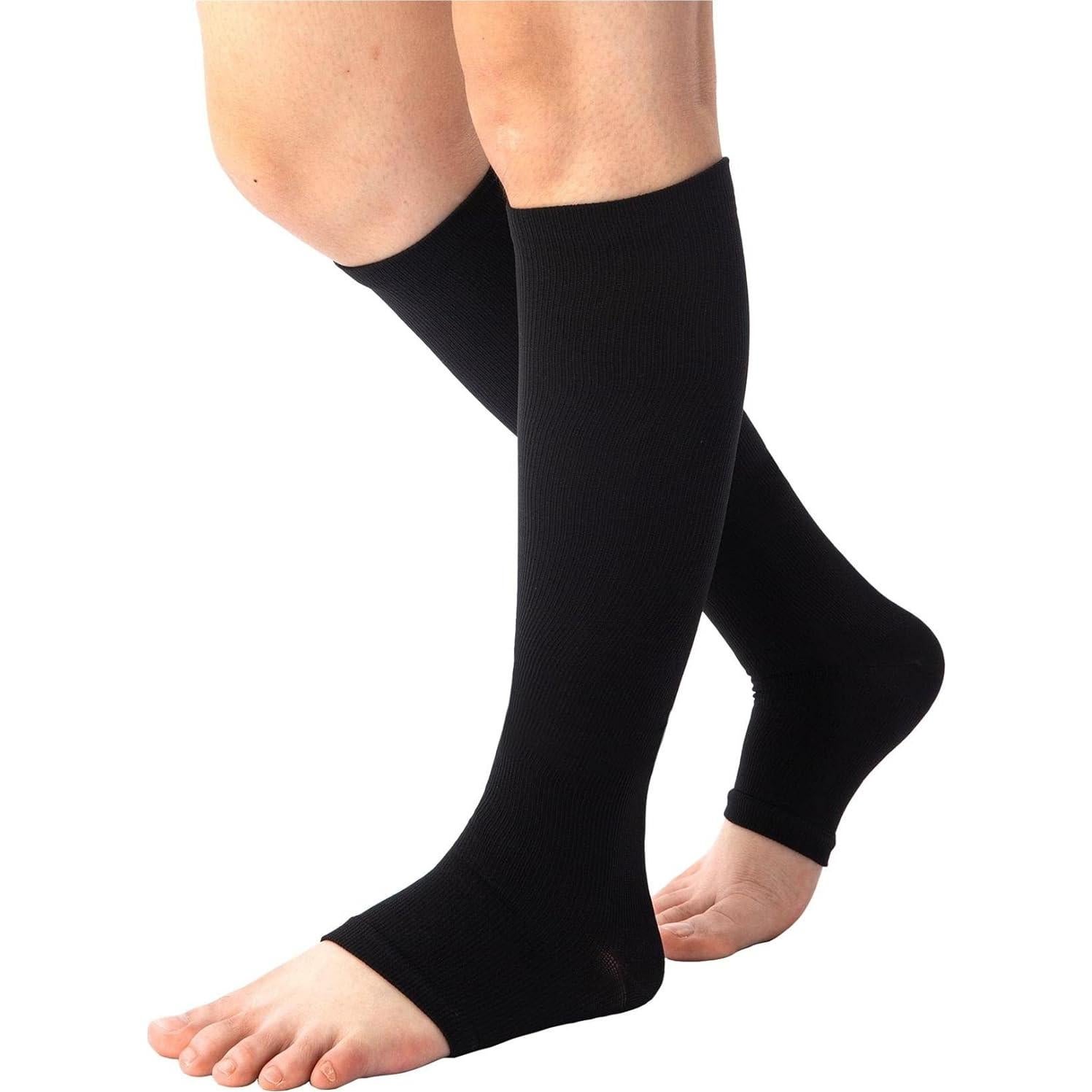 3 Pares Calcetines de Compresión Abiertos de Dedos SHUTELI L/XL