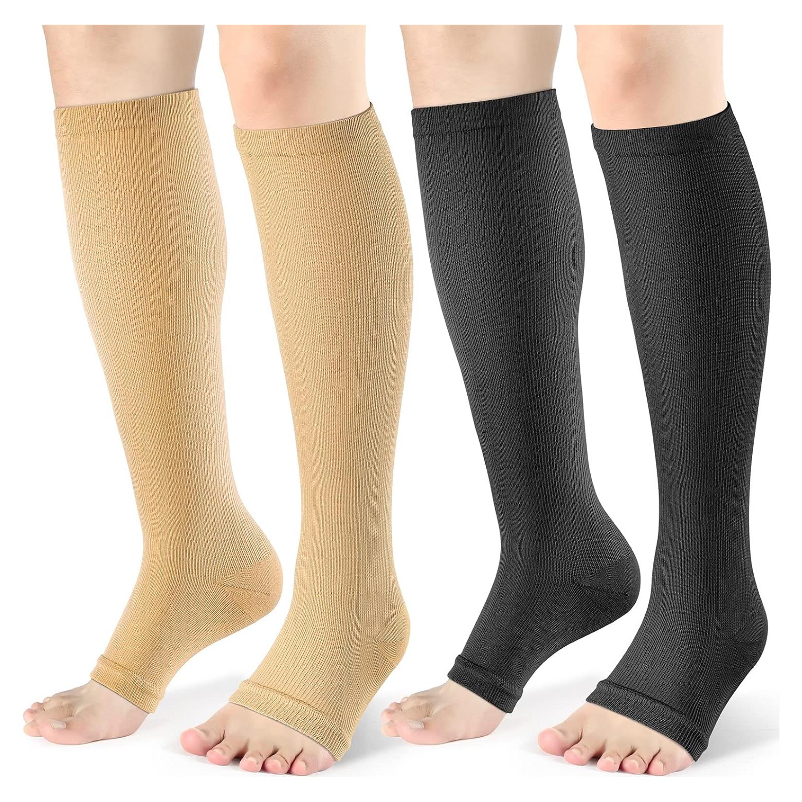 Calcetines de Compresión Cerpit Abiertos 15-20 mmHg 2 Pares