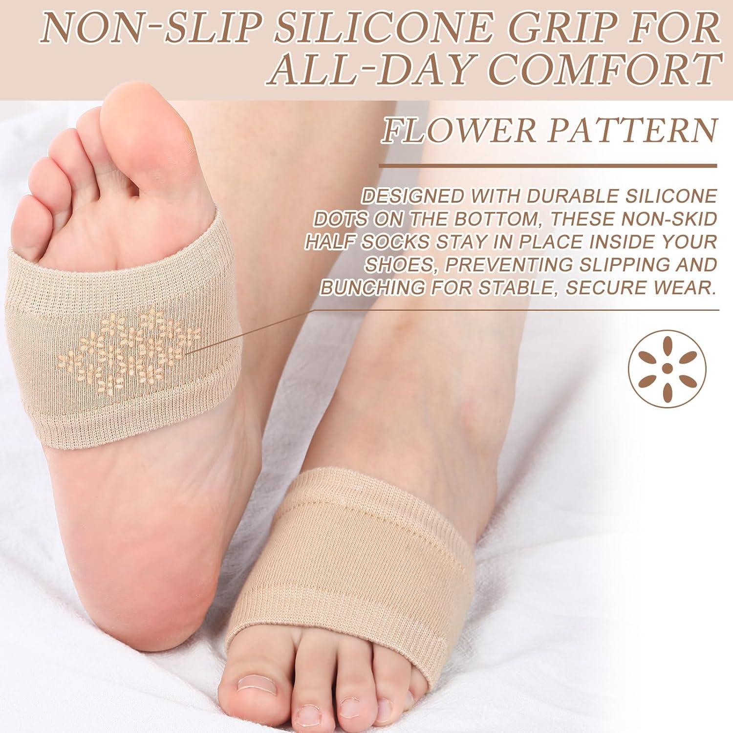 12 Pares de Calcetines Antideslizantes para Mujeres Cutecrop