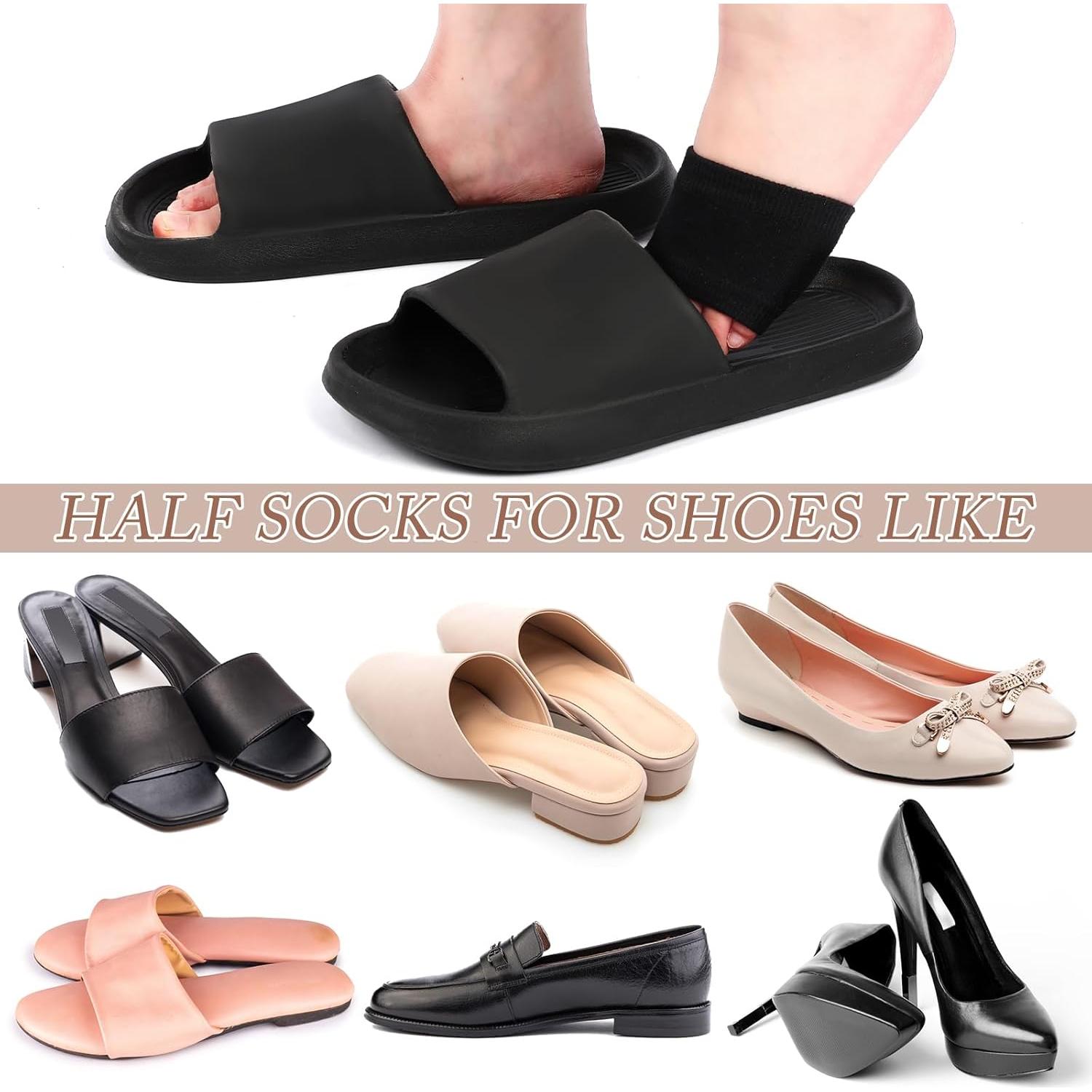 12 Pares de Calcetines Antideslizantes para Mujeres Cutecrop