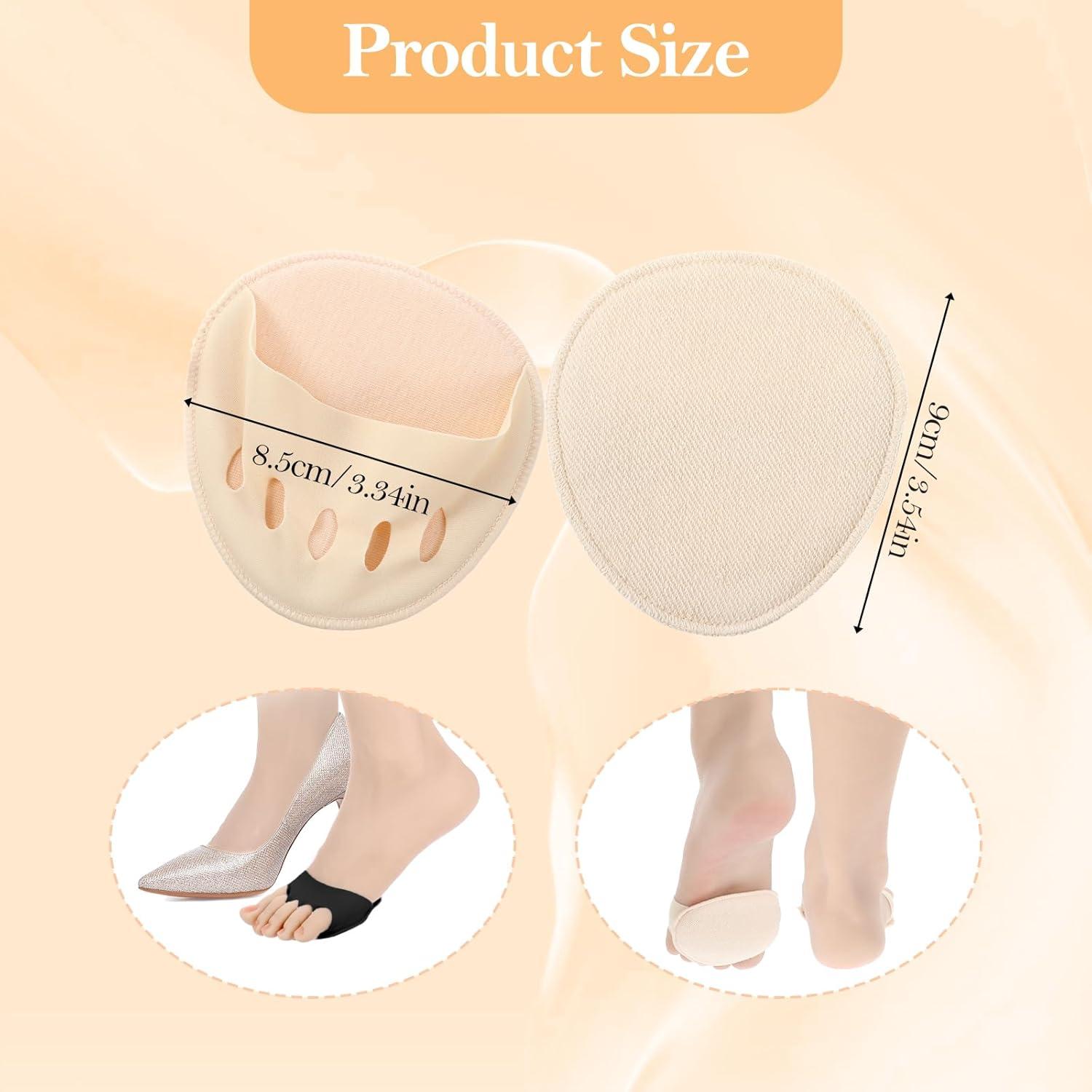 4 Pares Almohadillas Cushion para Planta del Pie Mujeres