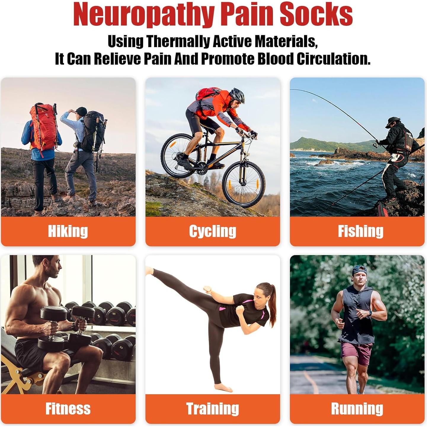 3 Pares Calcetines de Compresión Sagry para Fascitis Plantar - Alivio del Dolor y Soporte para Tobillo - Extra Grande Negro