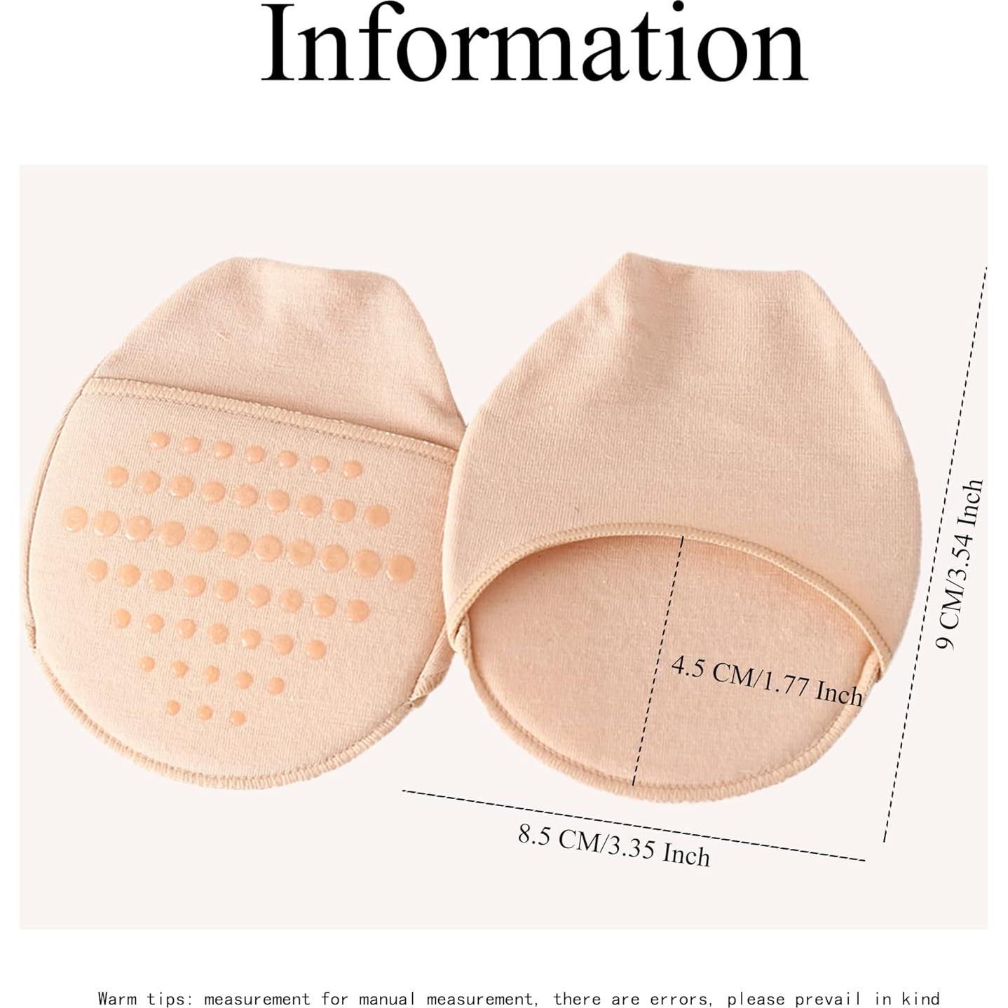 Calcetines cortos antideslizantes SooGree - 3 pares beige