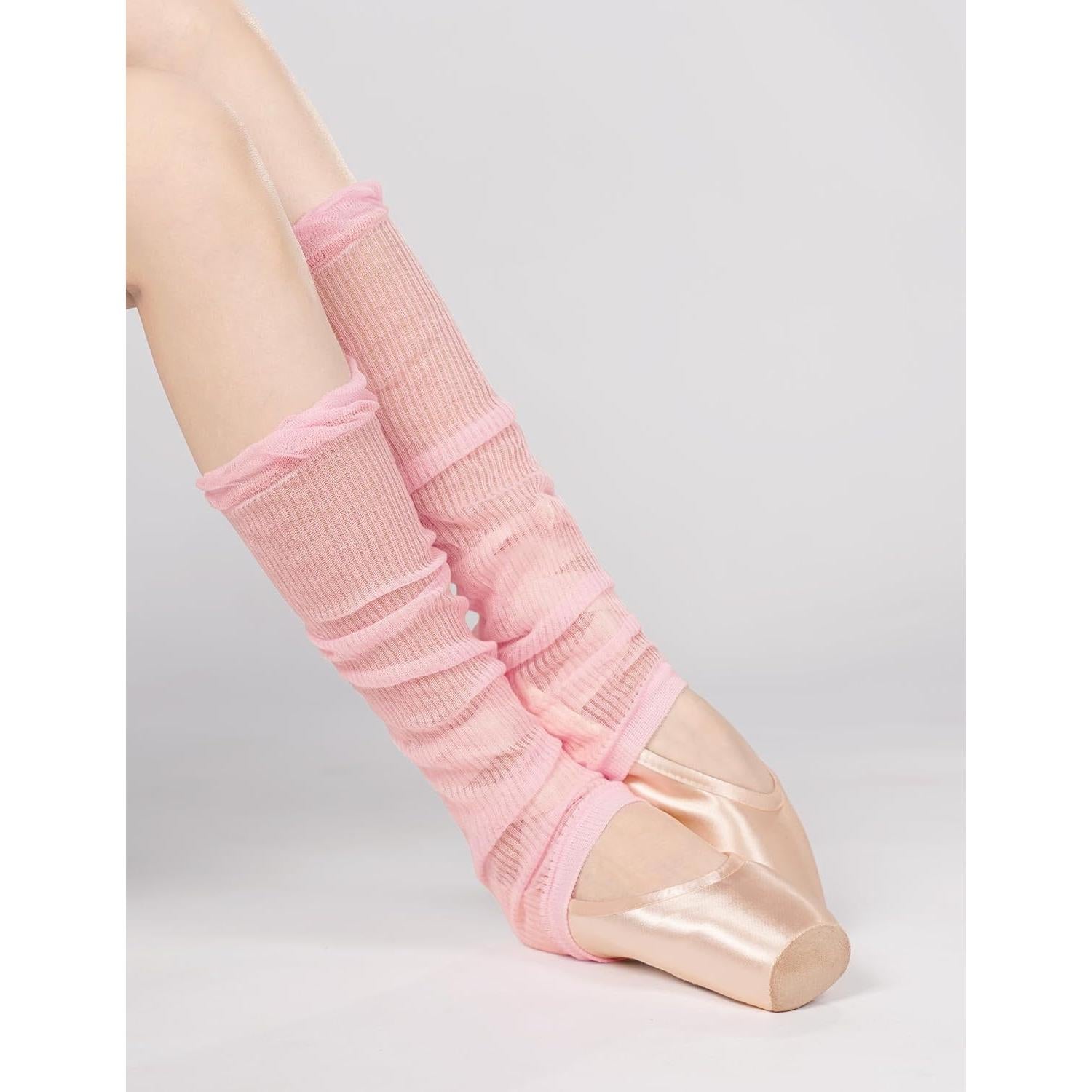 Calentadores de piernas de ballet para mujeres - Rosa Delgado