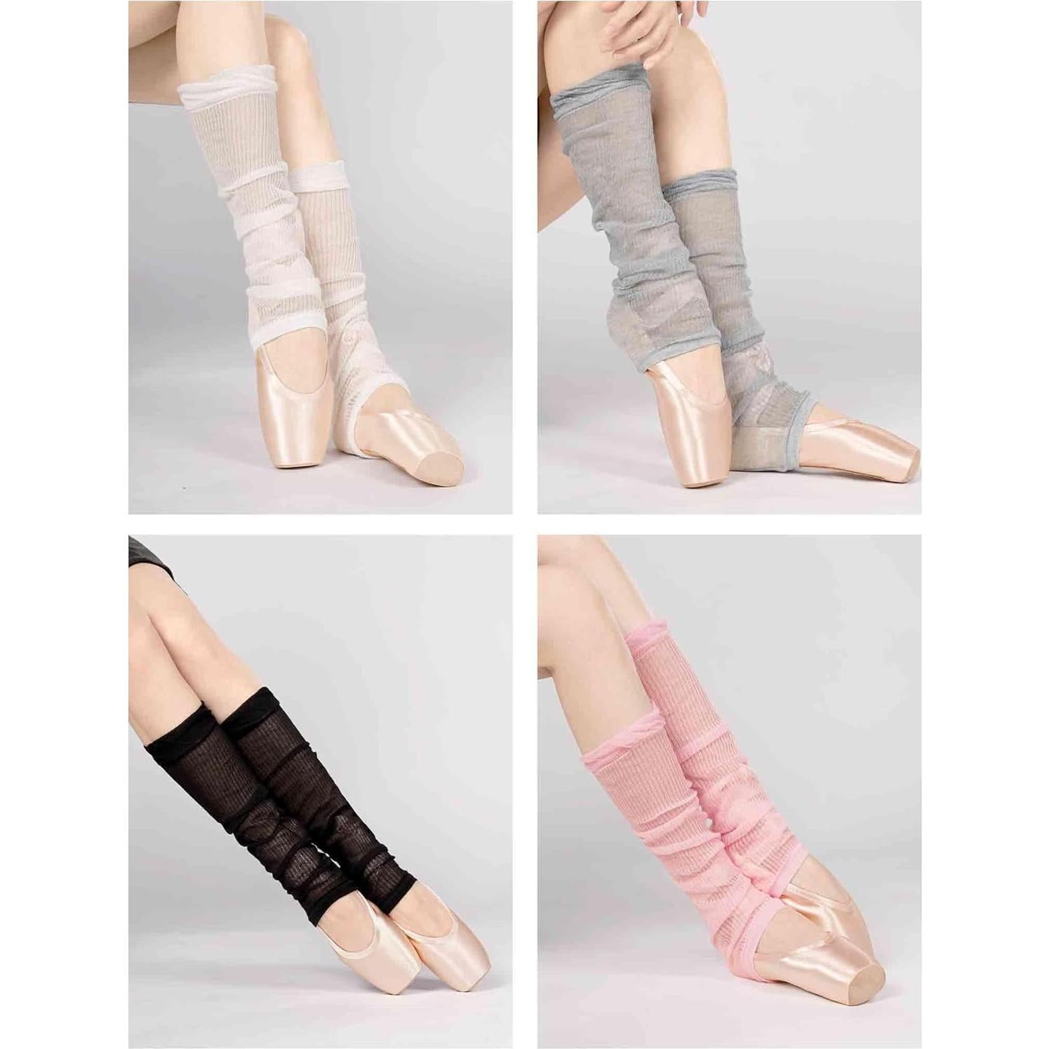 Calentadores de piernas de ballet para mujeres - Rosa Delgado