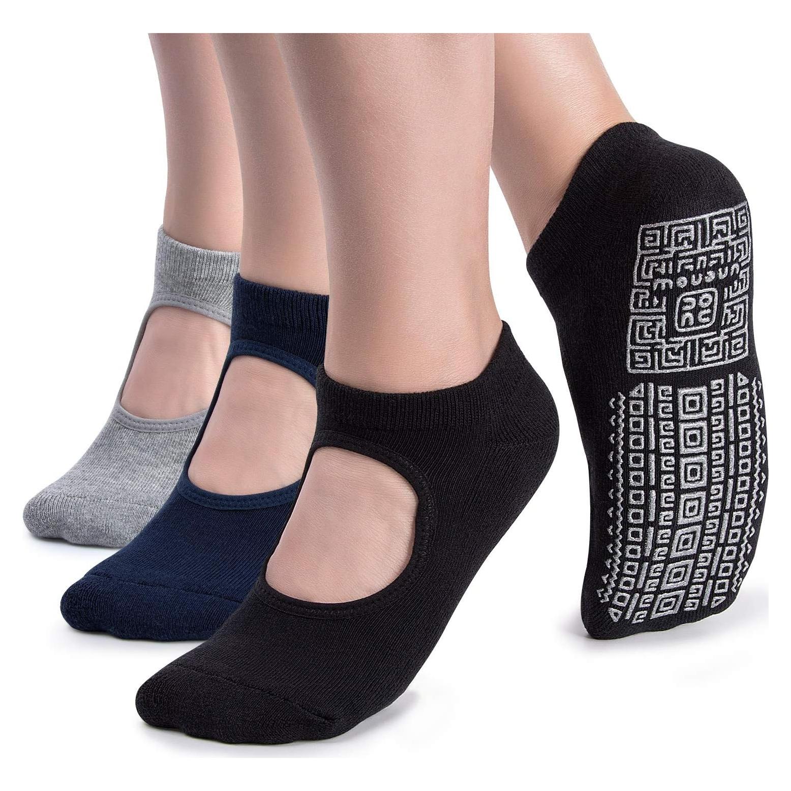 Calcetines Antideslizantes Unenow para Yoga y Pilates - 3 Pares