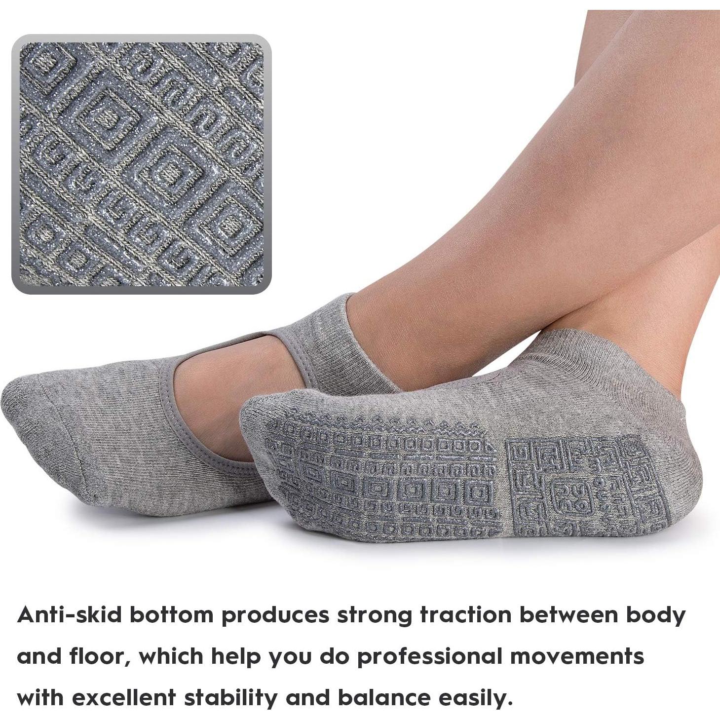 Calcetines Antideslizantes Unenow para Yoga y Pilates - 3 Pares