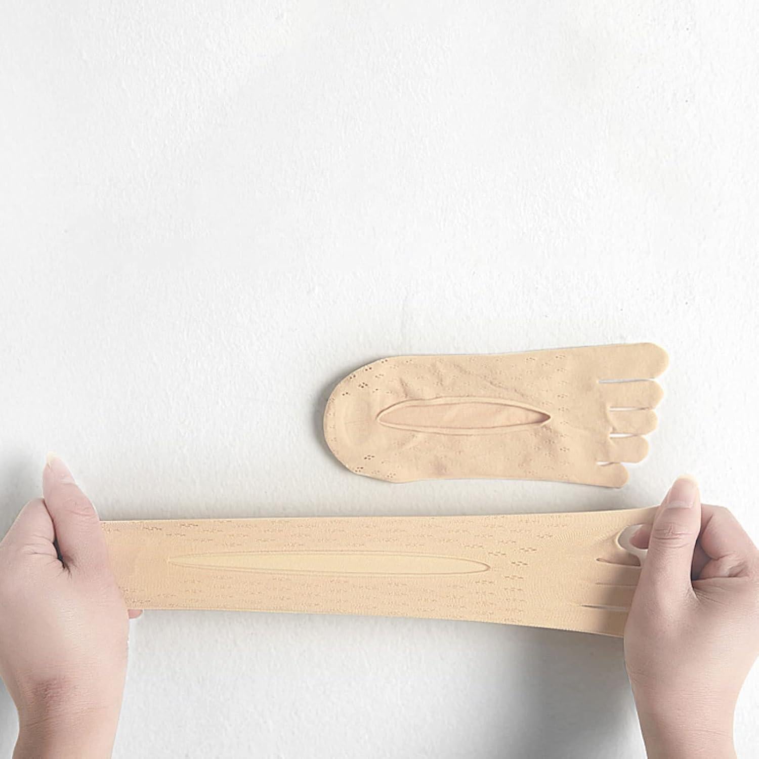 Calcetines de Dedos Invisibles Verdancy para Mujeres - 3 Pares Antideslizantes