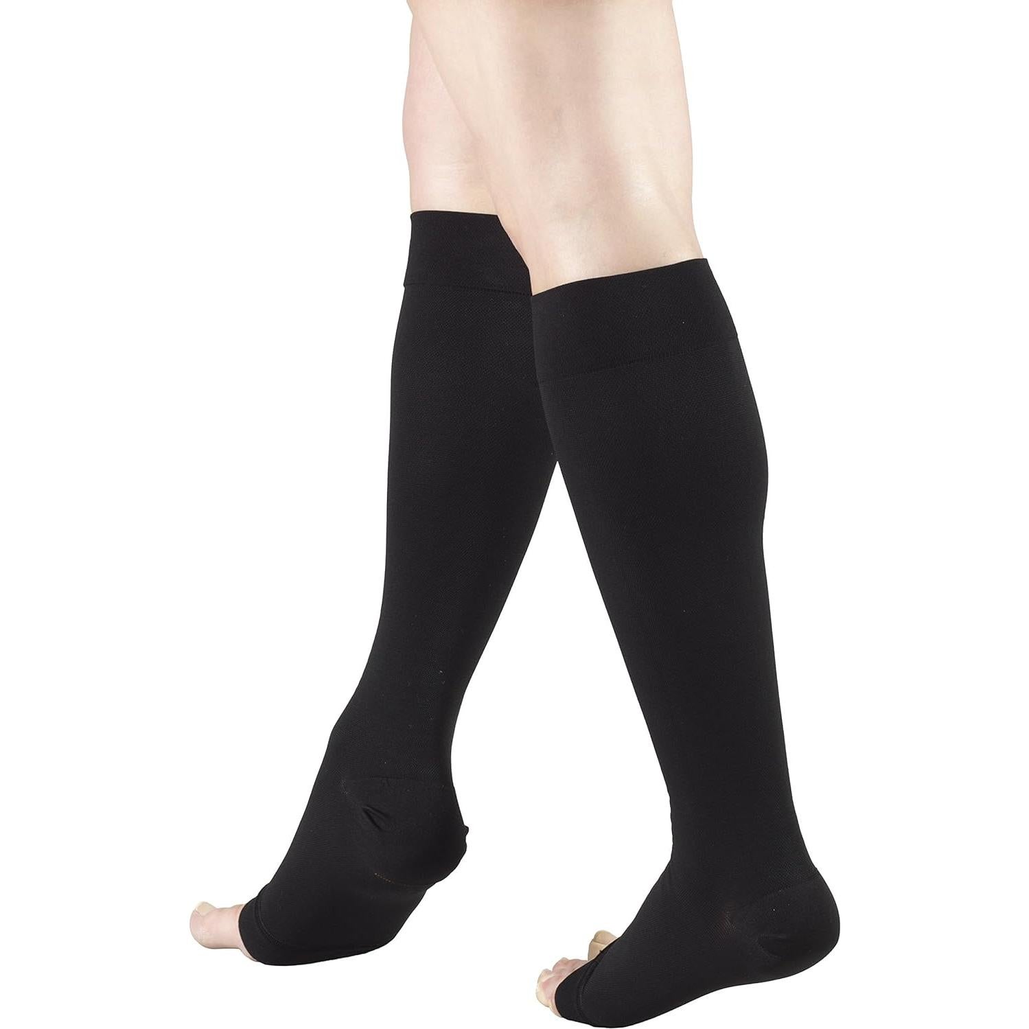 Medias de Compresión Truform 0875 Unisex 15-20 mmHg Negra