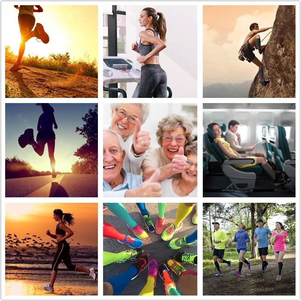 Calcetines de Compresión Sin Punta SKUNDU 15-20 mmHg 6 Pares