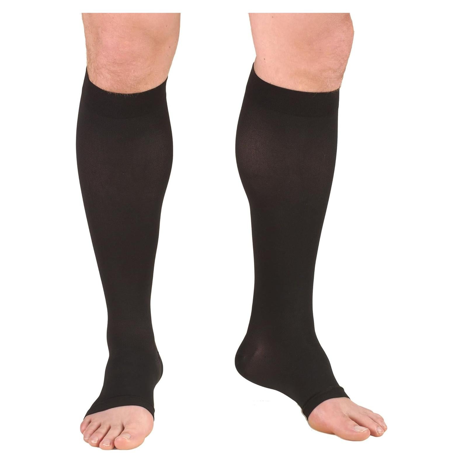 Medias de Compresión Truform 0845 Unisex 30-40 mmHg Negro Mediano