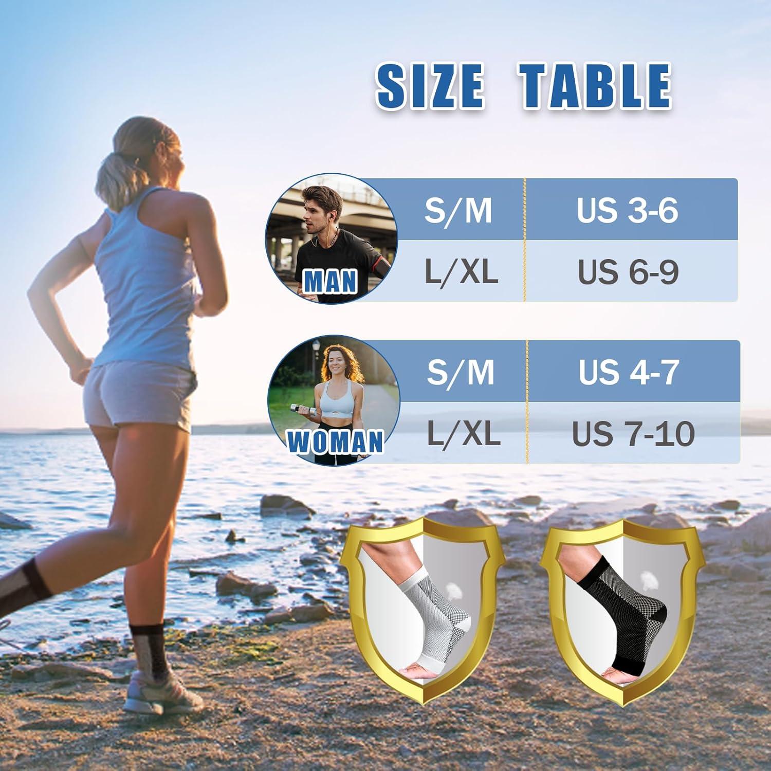 Calcetines de Compresión Vubatin para Neuropatía L/XL Blanco