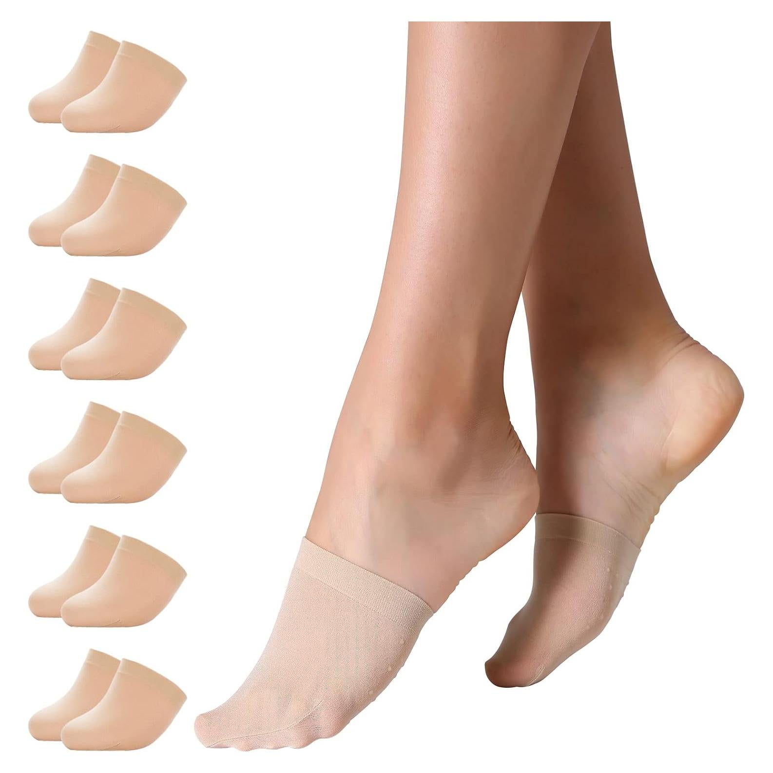 Calcetines Sin Costura para Mujeres MANZI - 6 Pares Nude