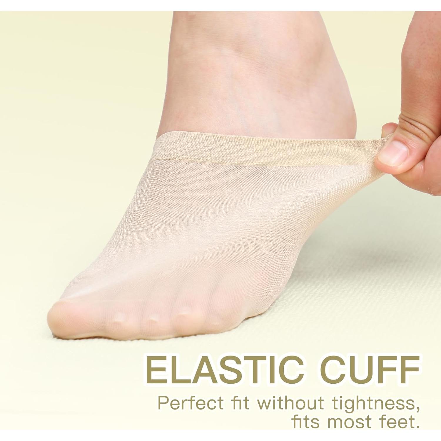 Calcetines Sin Costura para Mujeres MANZI - 6 Pares Nude