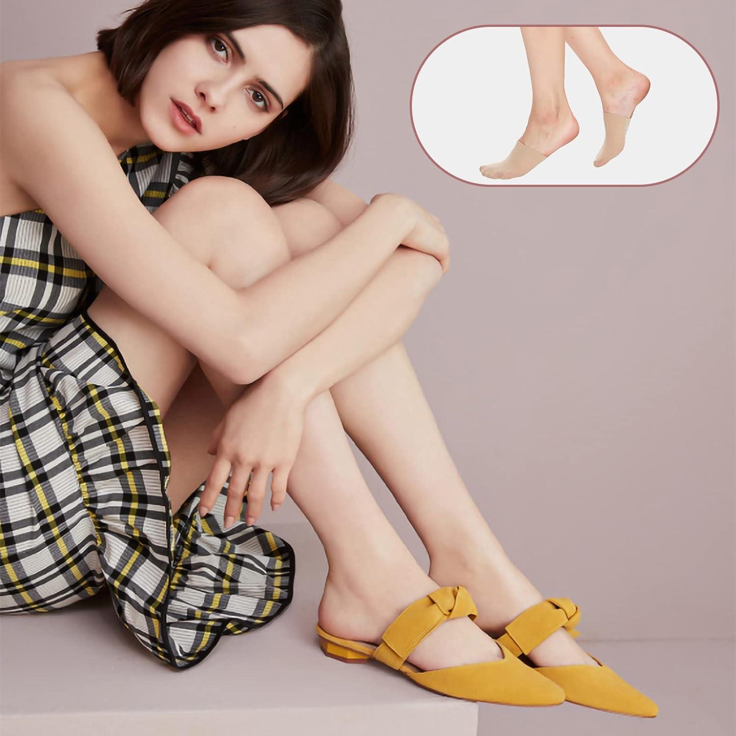 Calcetines Sin Costura para Mujeres MANZI - 6 Pares Nude