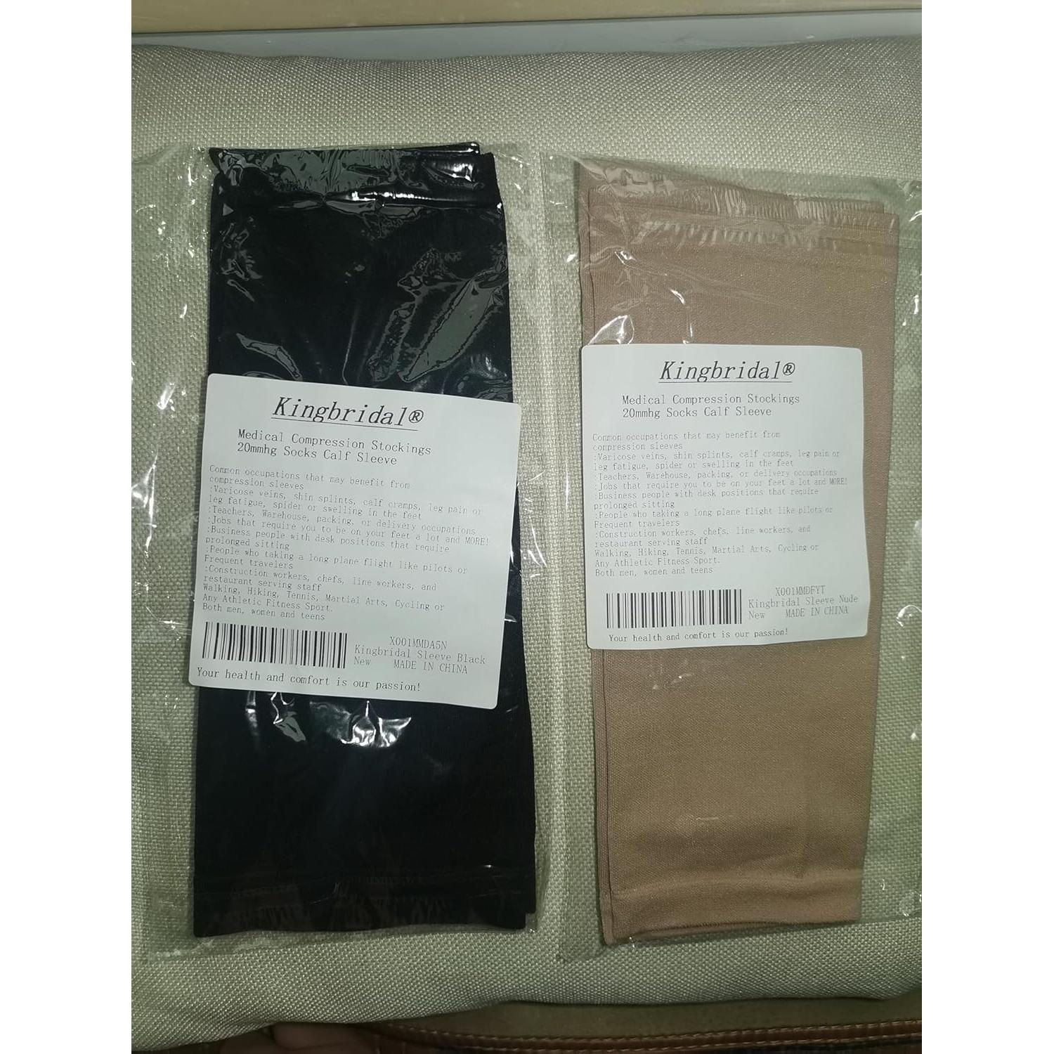 Medias de Compresión Médica Kingbridal para Mujeres 15-20mmHg