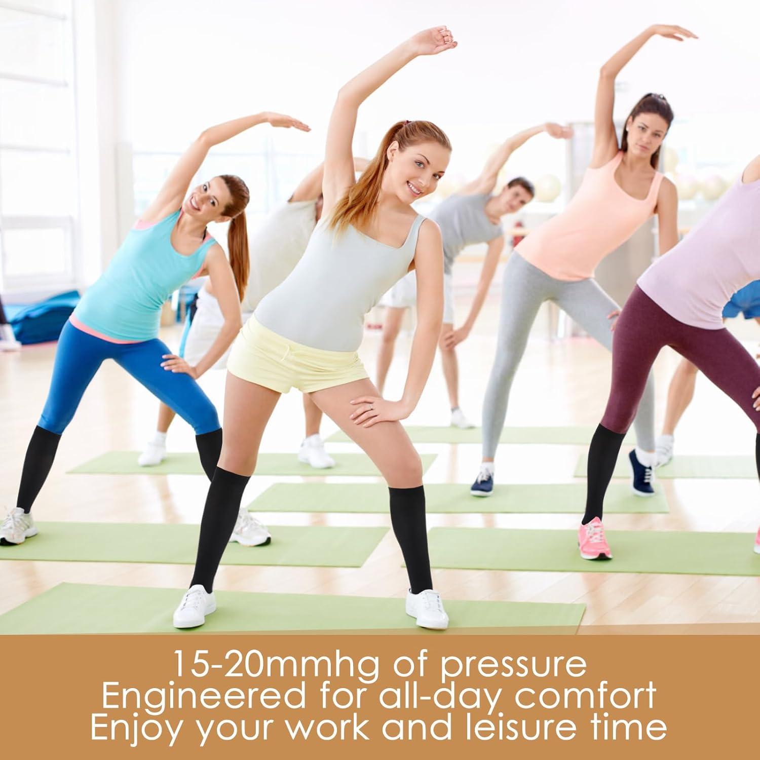 Calcetines de Compresión Abeillo para Mujeres 15-25mmHg