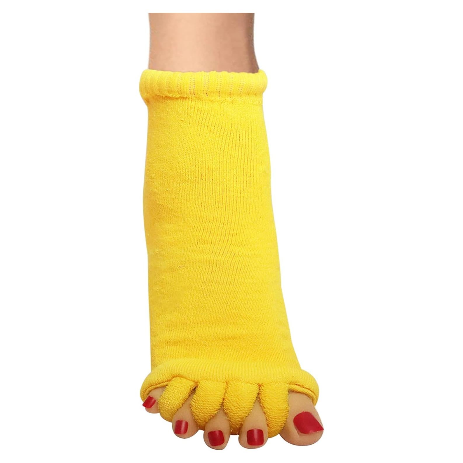 Calcetines Separadores de Dedos para Mujeres Klmnop - 1 Par