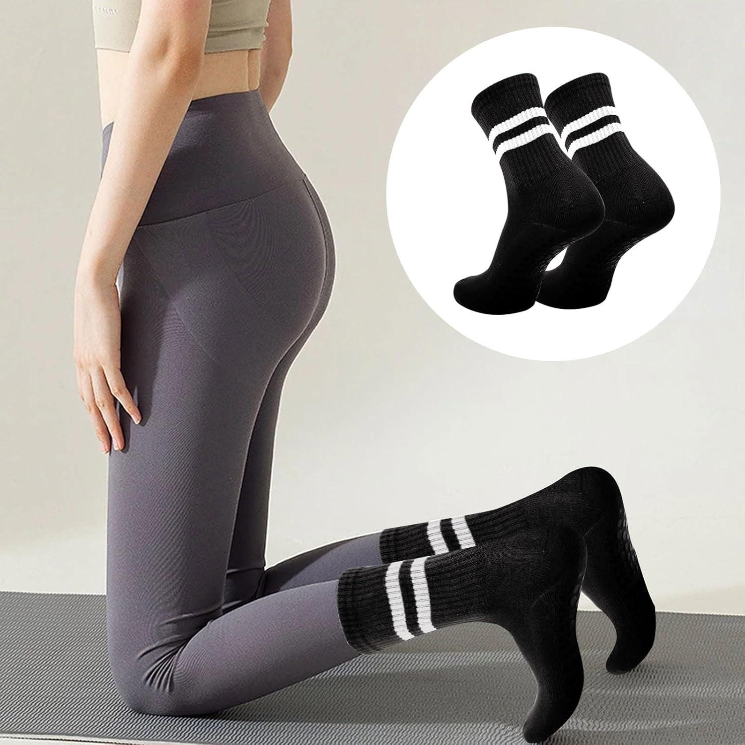 3 Pares de Calcetines Antideslizantes para Yoga Pddstance