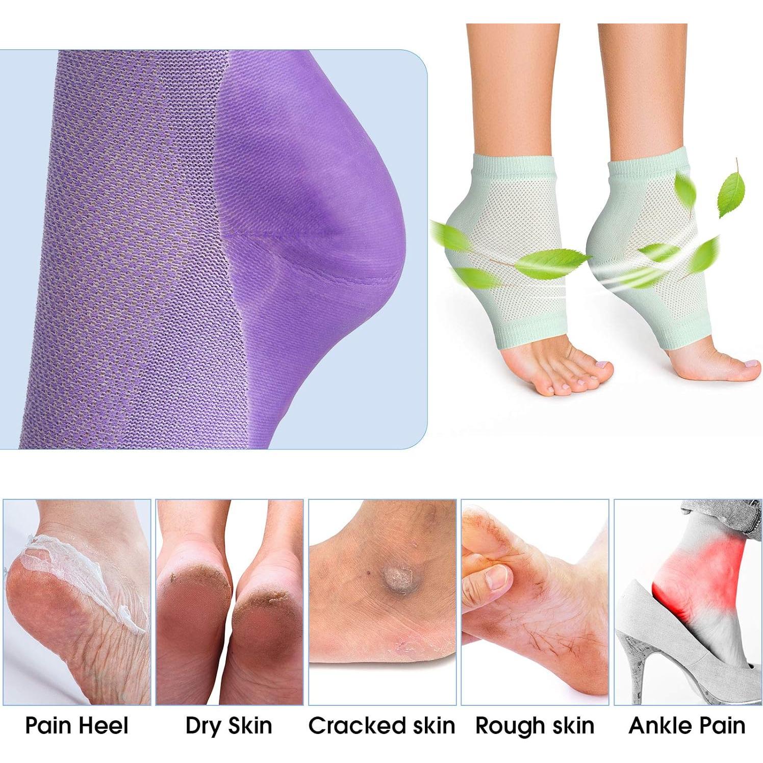 Calcetines Hidratantes de Gel JaGely 7 Pares Reutilizables