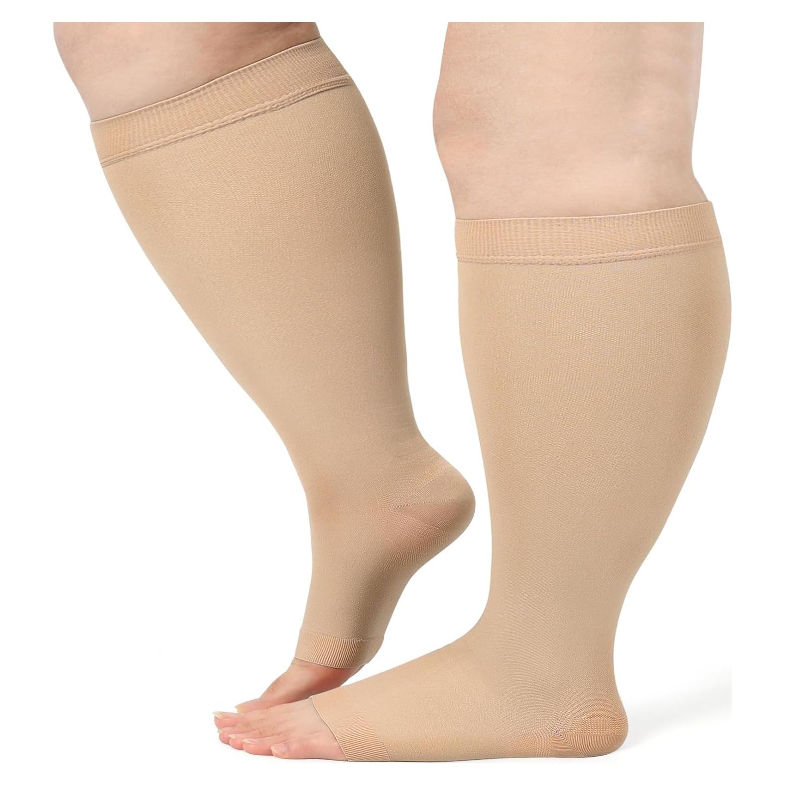 Calcetines de Compresión AKSO MEDICOS 20-30 mmHg Talla 4XL Beige